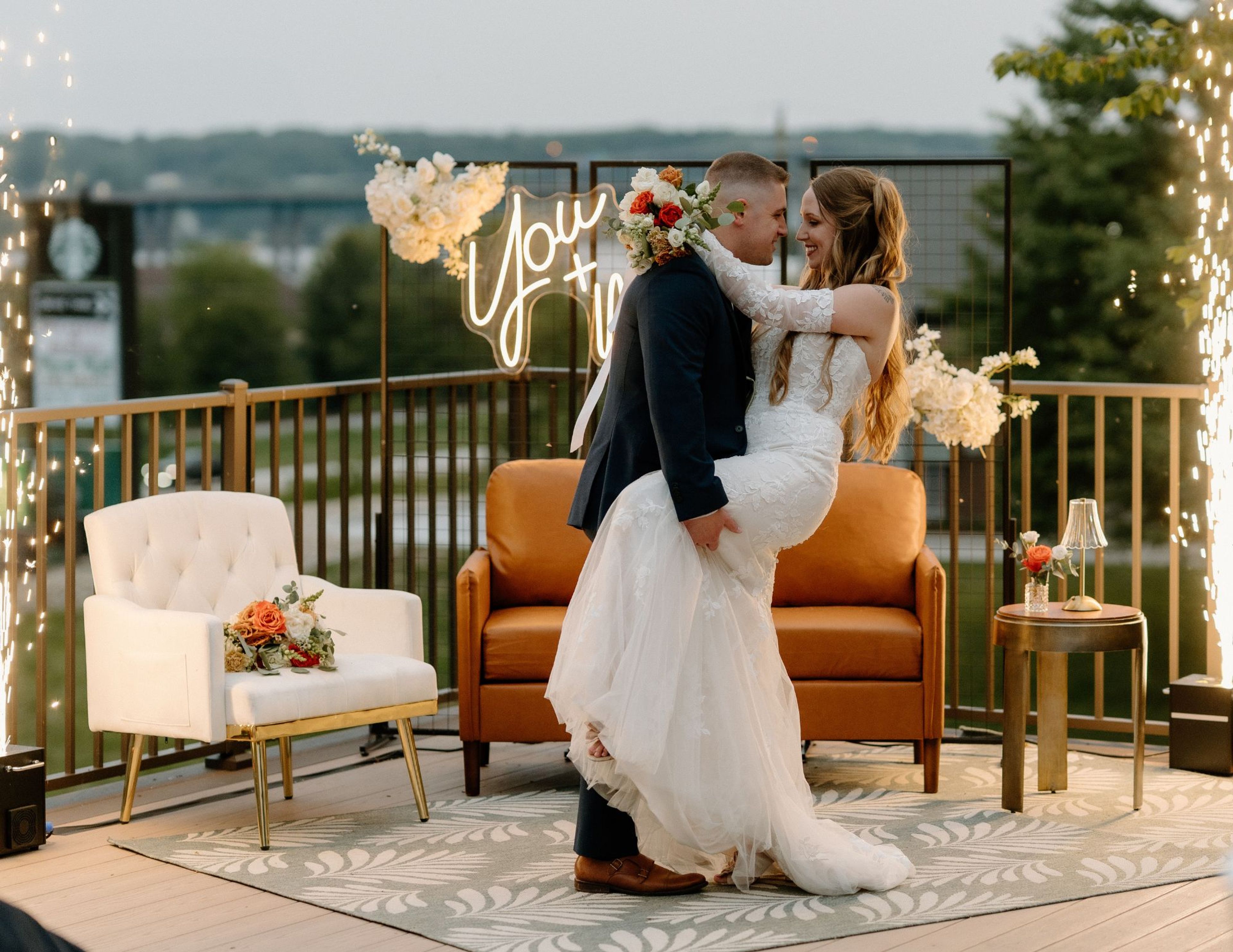 The Patio Deck, an event space at River View Lodge