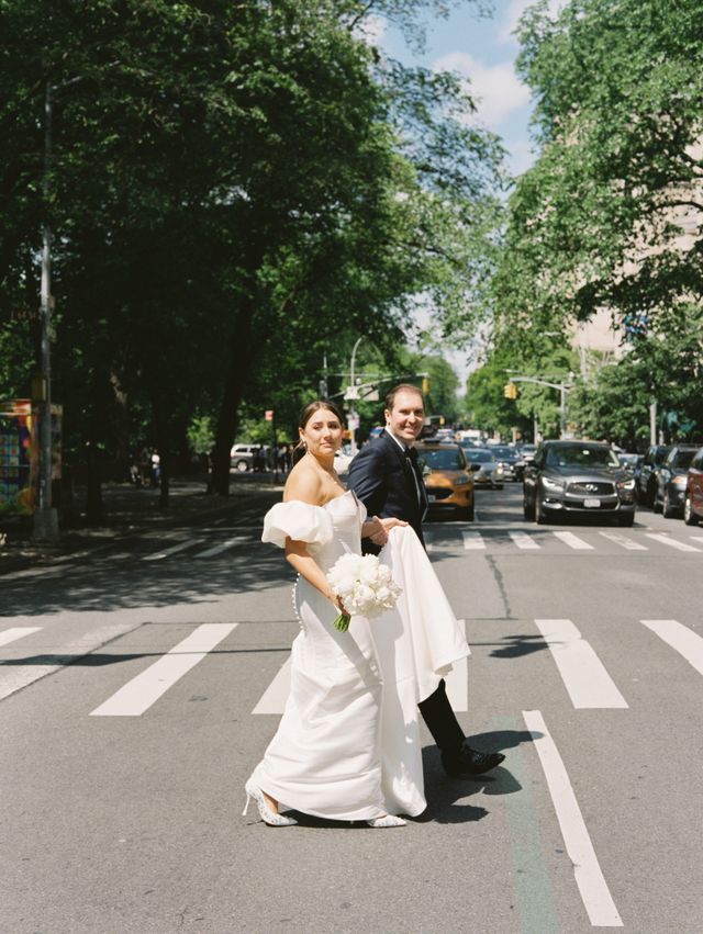 Featured photo from This Chic Rooftop Wedding Glowed with Romance Against the New York City Skyline