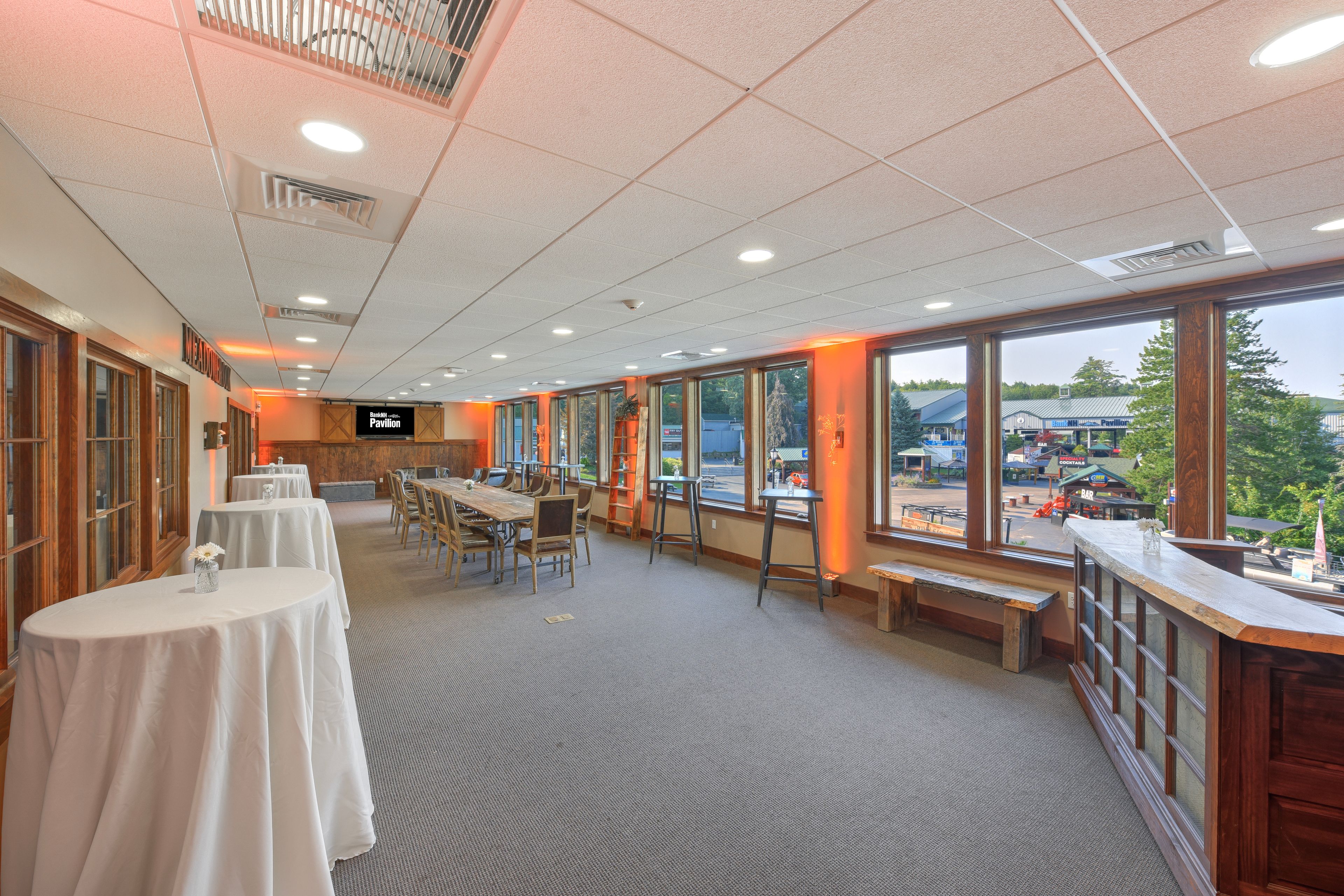 The Loft, an event space at BankNH Pavilion