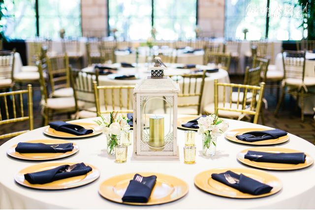 Featured photo from Elegant Preppy Blue & White Wedding