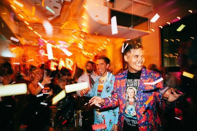 Featured photo from The One with the Paper Flower Wall