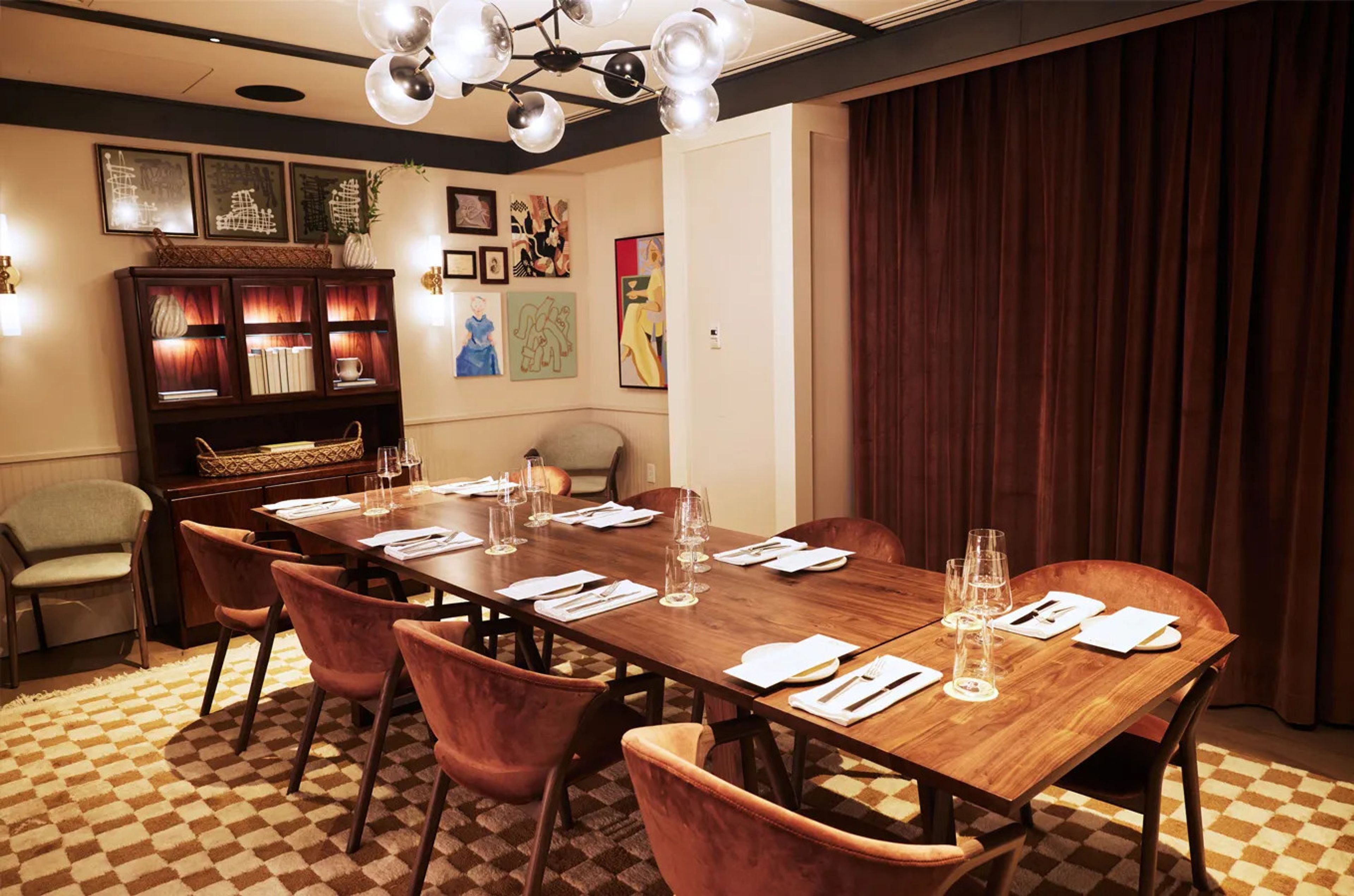 The Drawing Room, an event space at Hutton Hotel