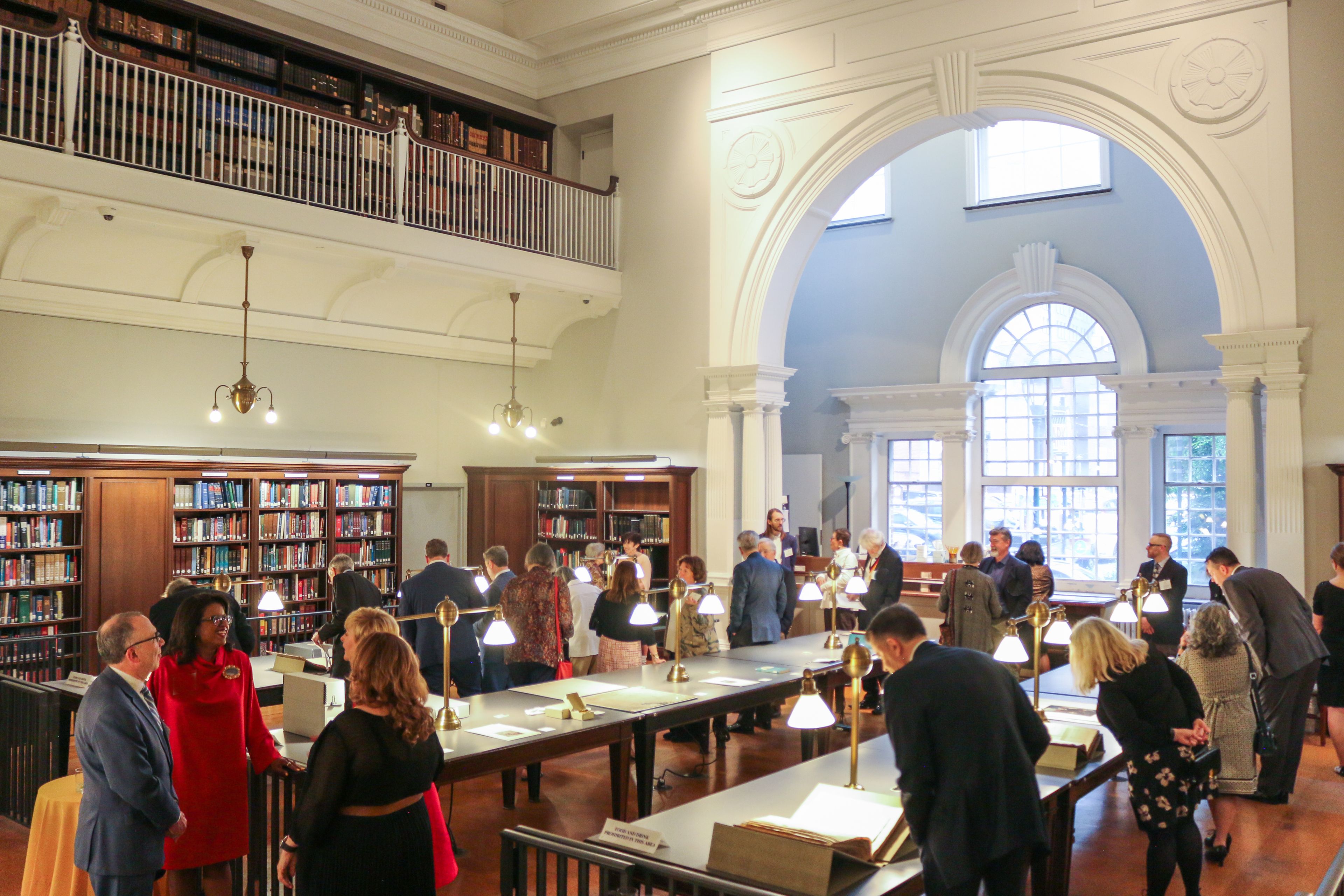 Reading Room, an event space at Historical Society of Pennsylvania