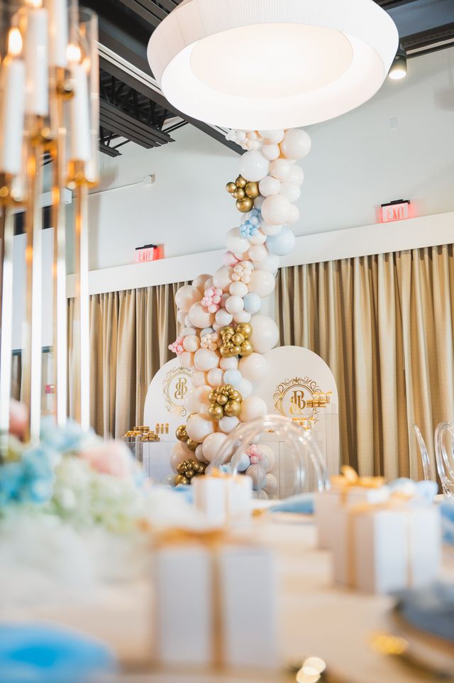 Featured photo from Luxe Gender Reveal Baby Shower at Dockside Lake Nona