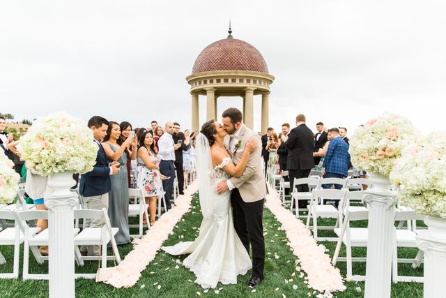 Featured photo from Pink & White Pelican Hill Wedding