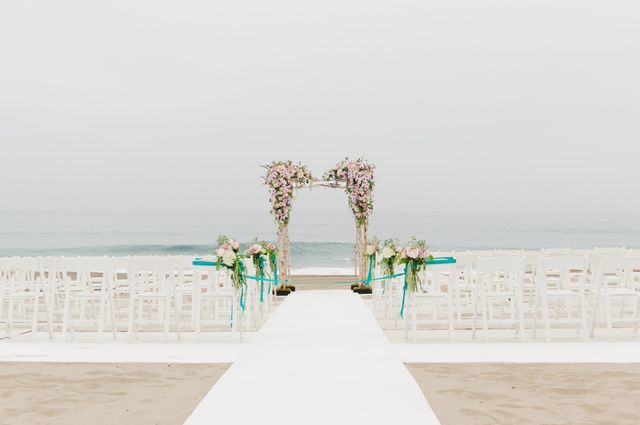 Featured photo from Soft Color Palette Beach Wedding