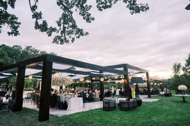 Featured photo from Luxury Black Tie Disco Themed Wine Country Wedding