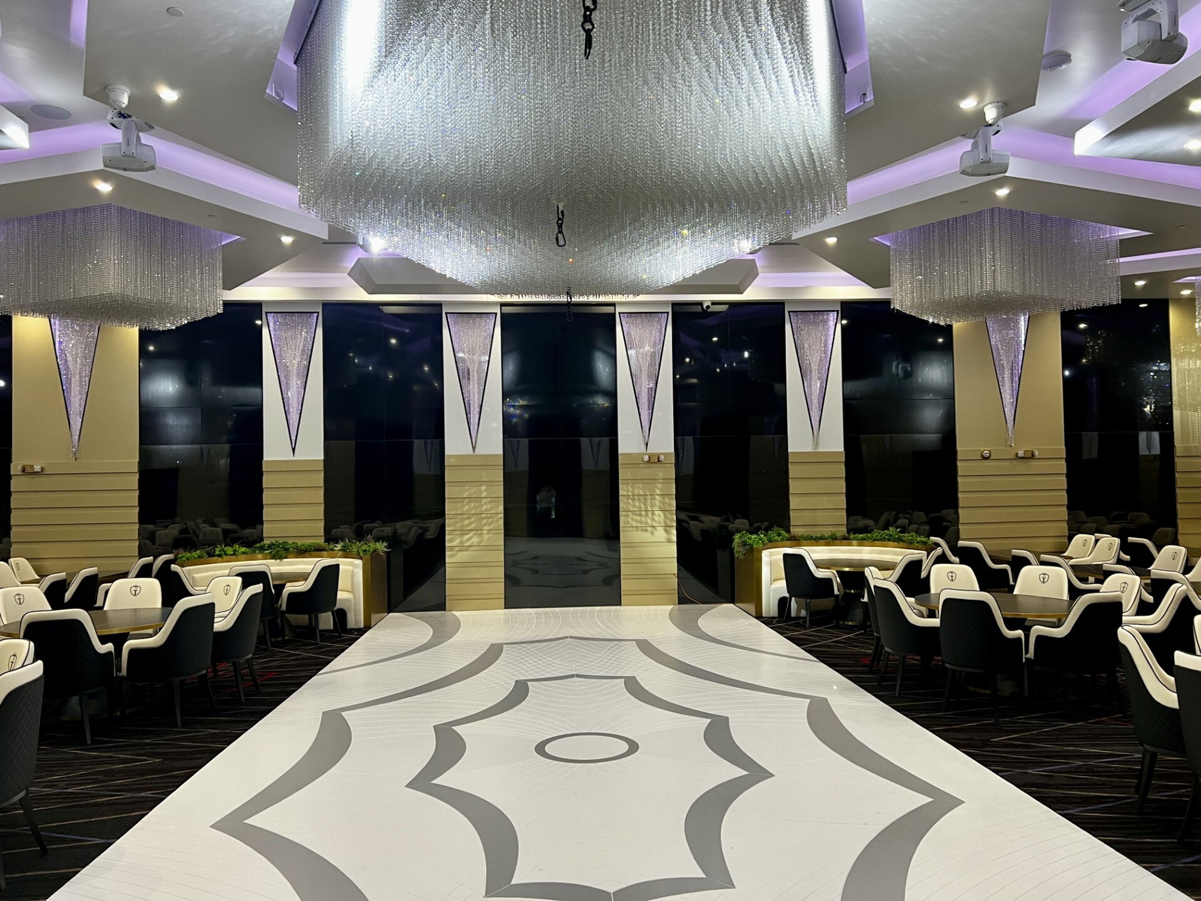Grand Ballroom, an event space at Blossom Restaurant and Rooftop