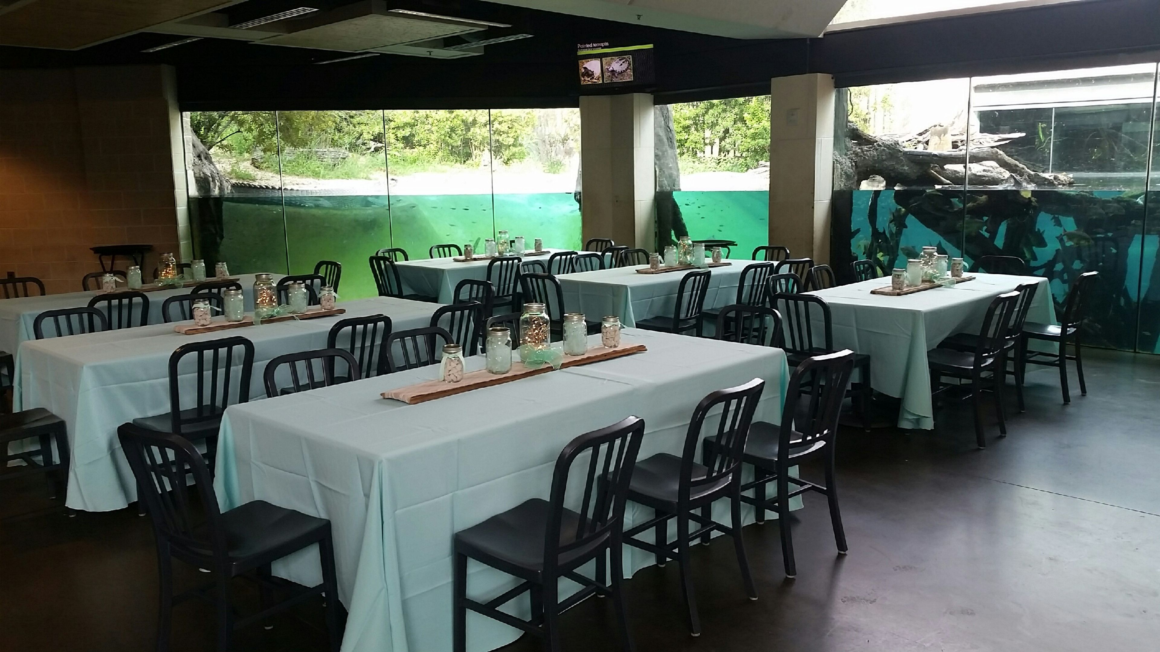 Crocodile Cafe and MOLA Gardens, an event space at Fort Worth Zoo
