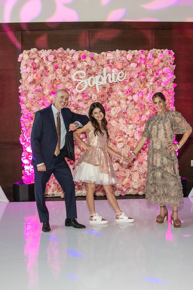 Featured photo from Sophie's Flowery Bat Mitzvah