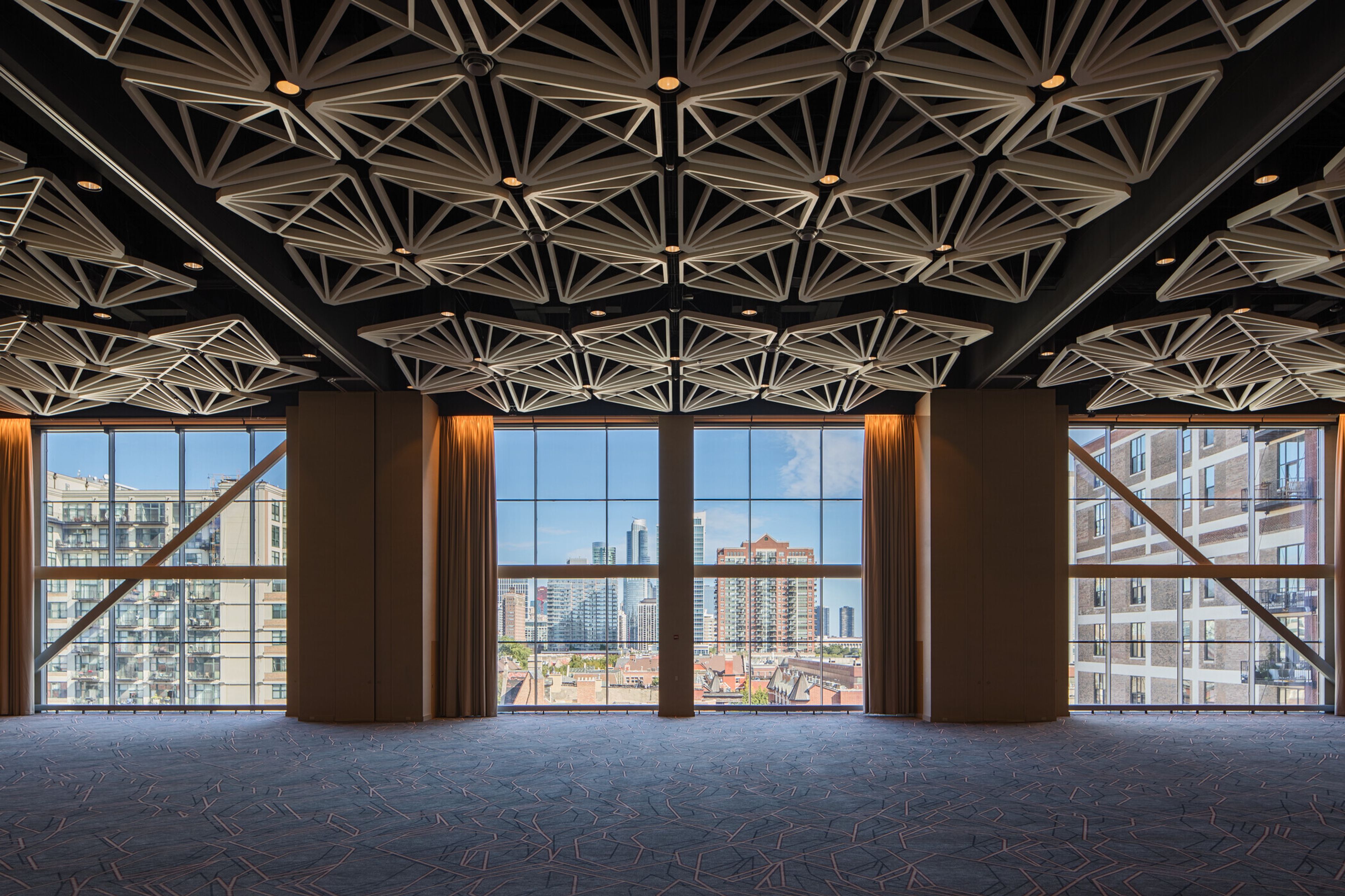 Grand Horizon Ballroom, an event space at Marriott Marquis Chicago