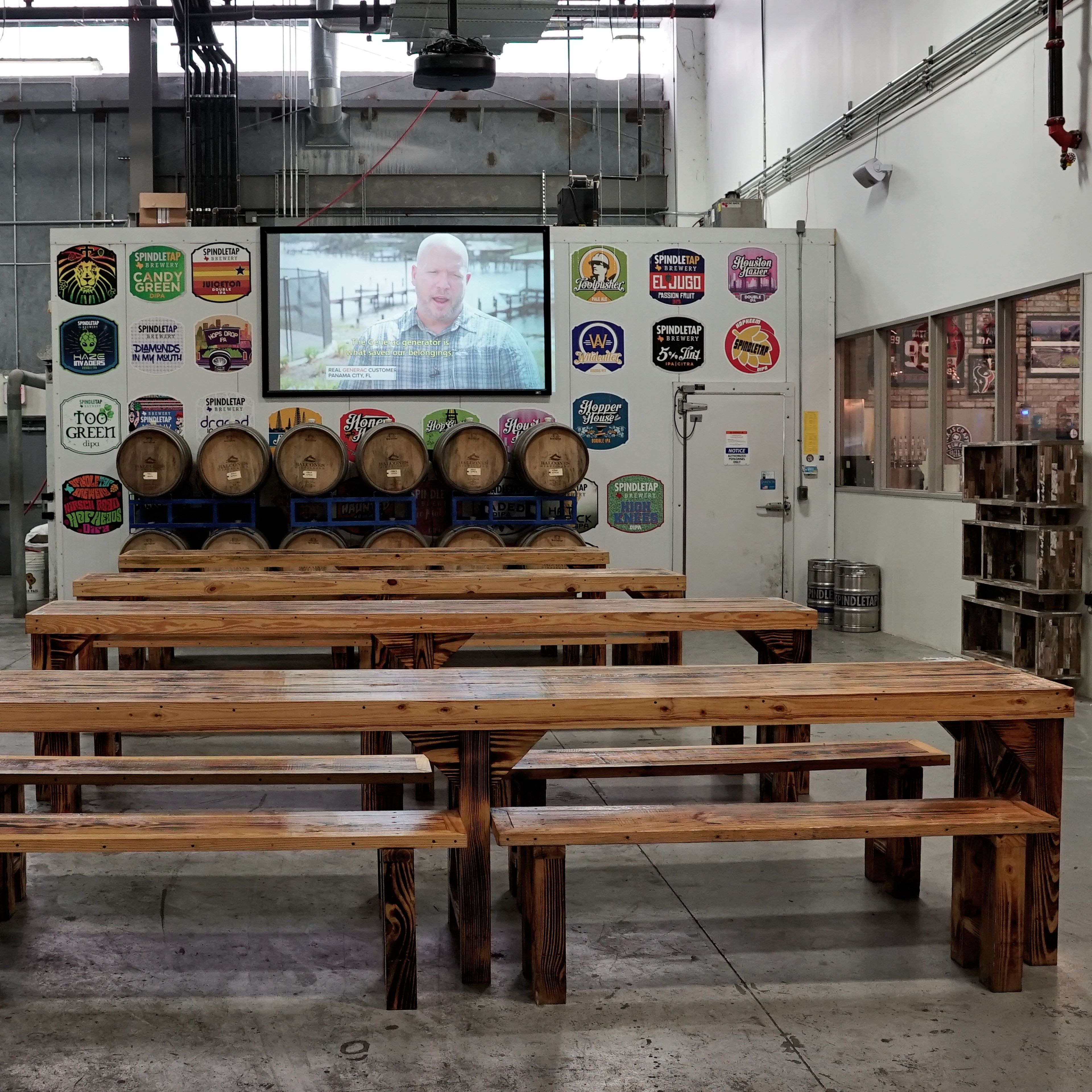 Brewery Room, an event space at SpindleTap Brewery