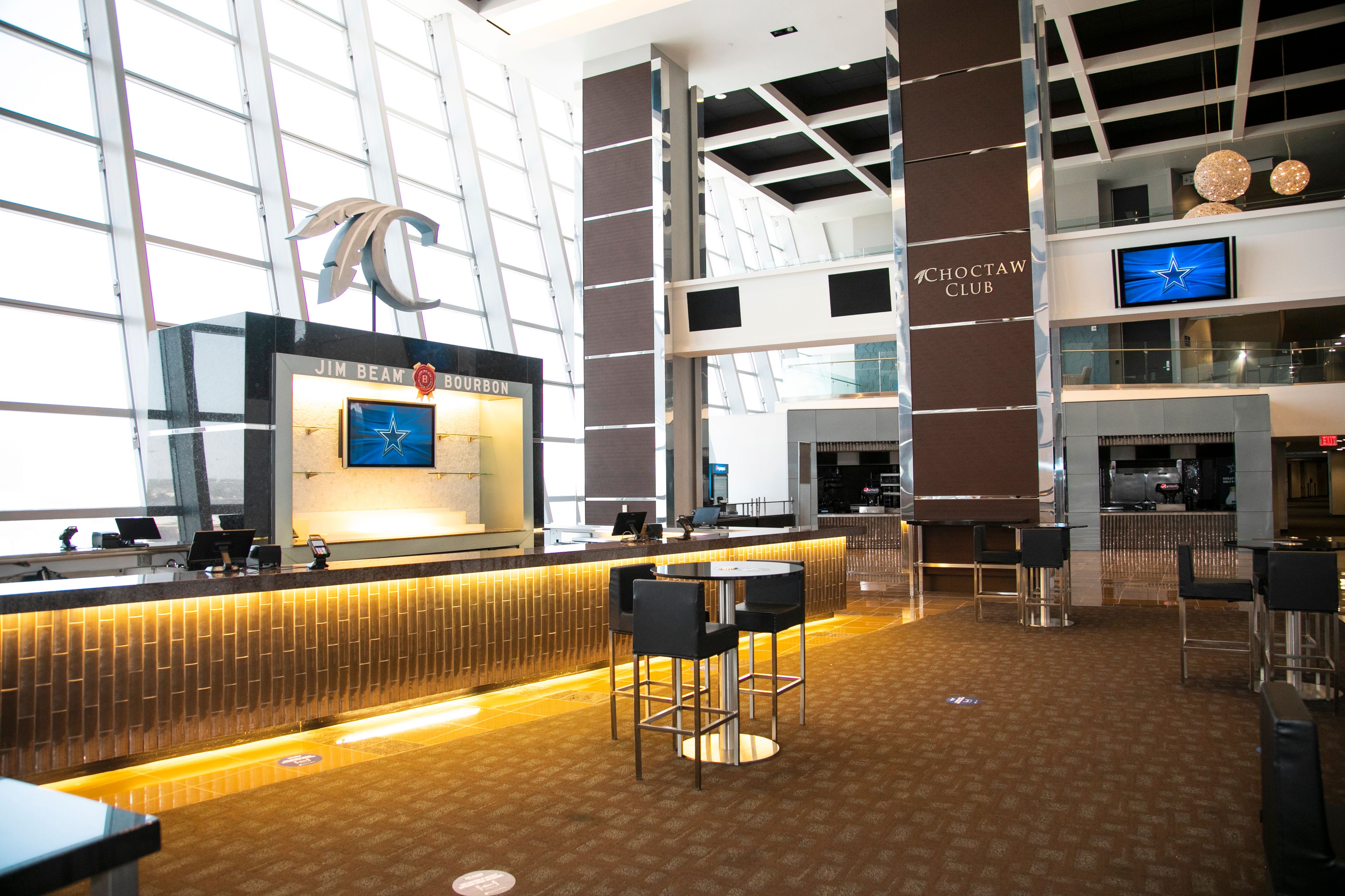 Silver Club, an event space at AT&T Stadium