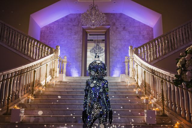 Featured photo from Ballerina, Disco Dancers, and more at this GLAMOROUS Wedding