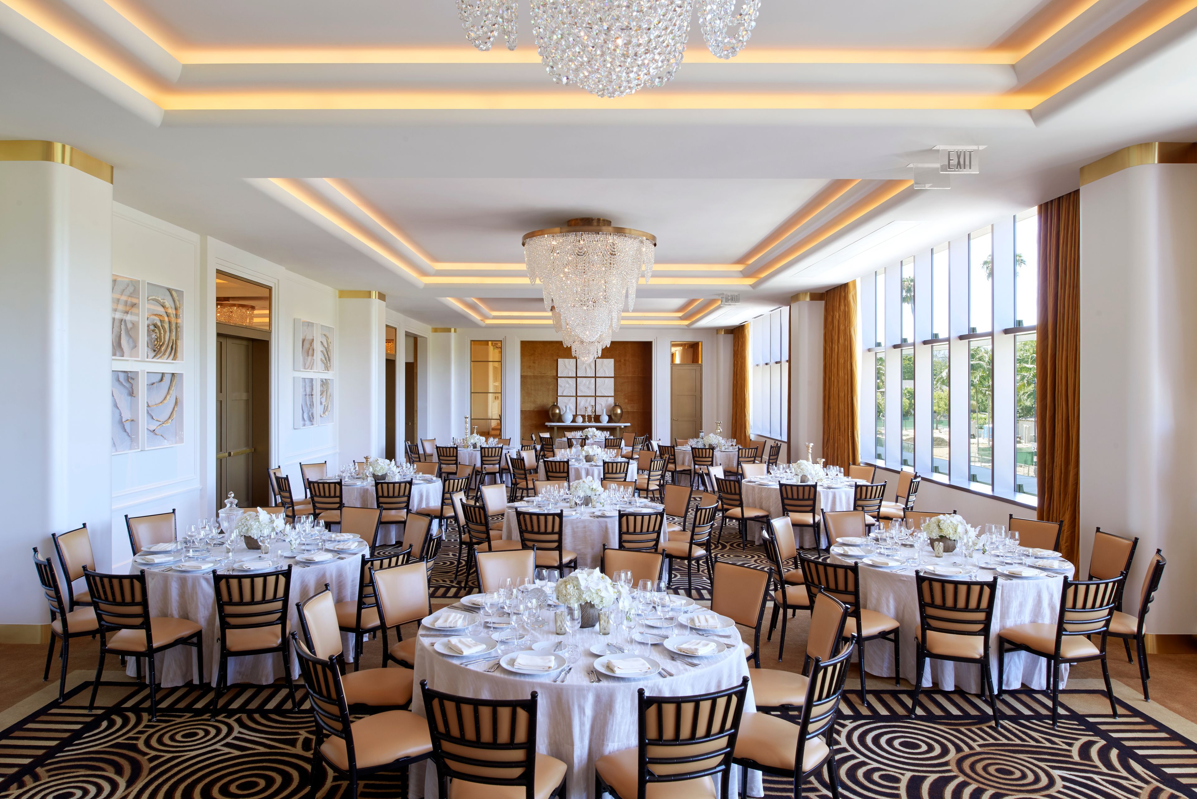 The Astor Ballroom, an event space at Waldorf Astoria Beverly Hills