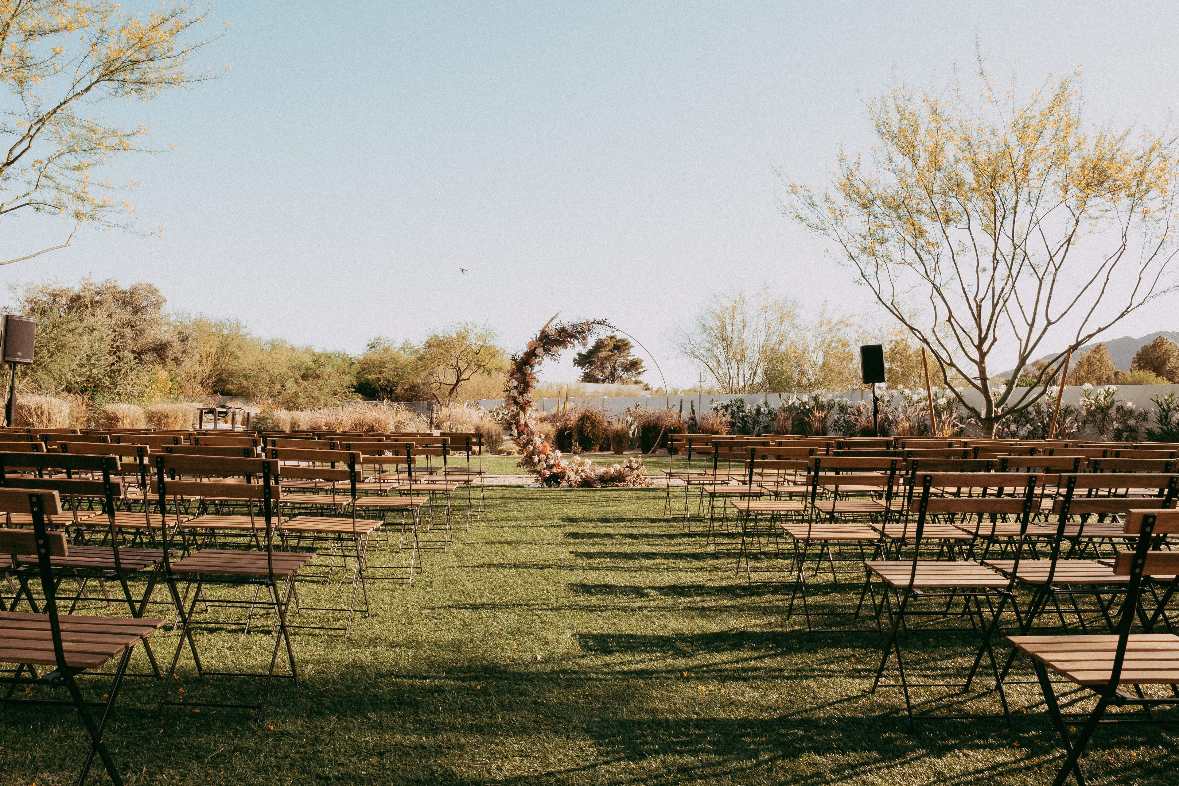 Albers Lawn, an event space at Andaz Scottsdale Resort & Bungalows