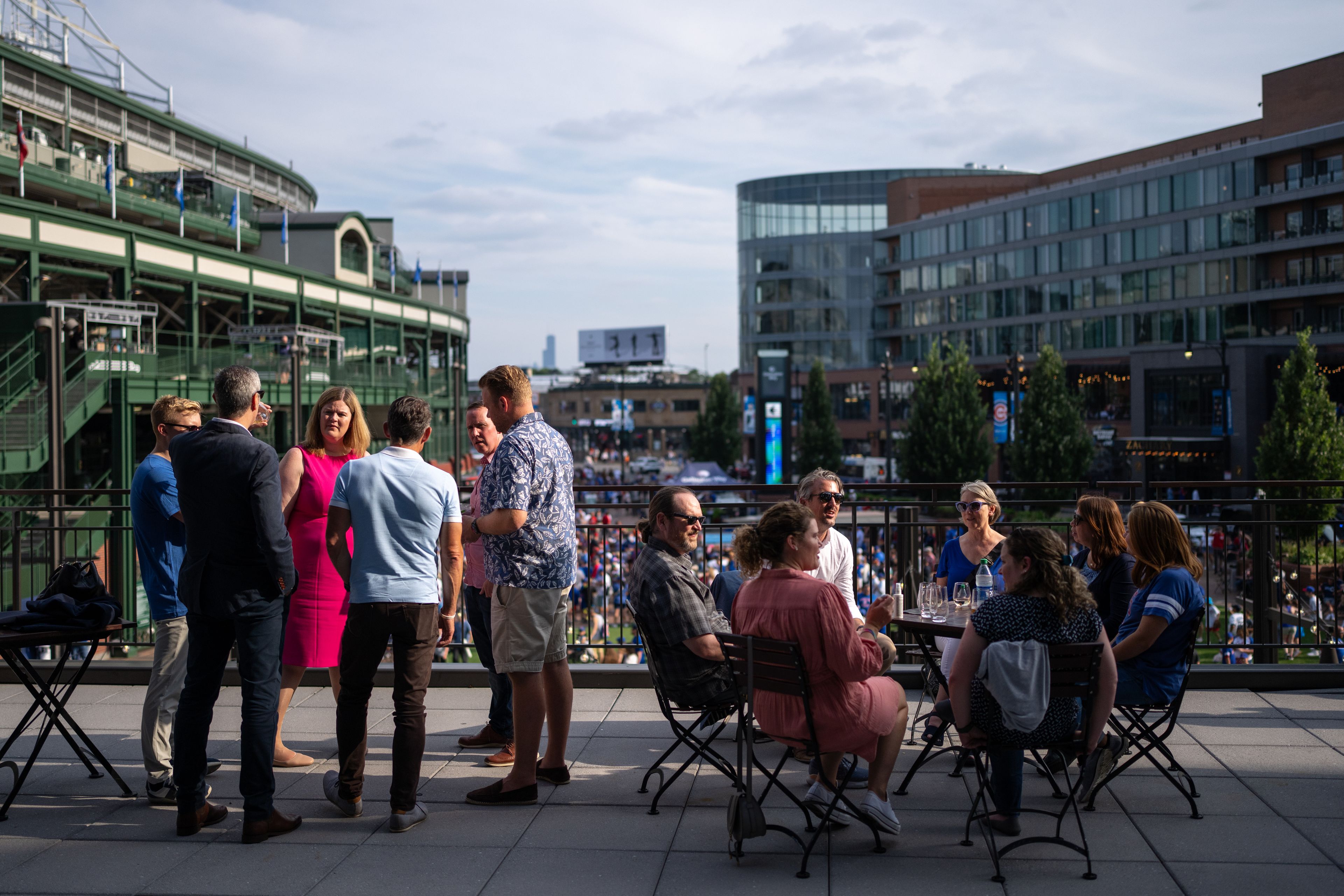 Second Floor Outdoor Terrace, an event space at The Event Center at Wrigley Field