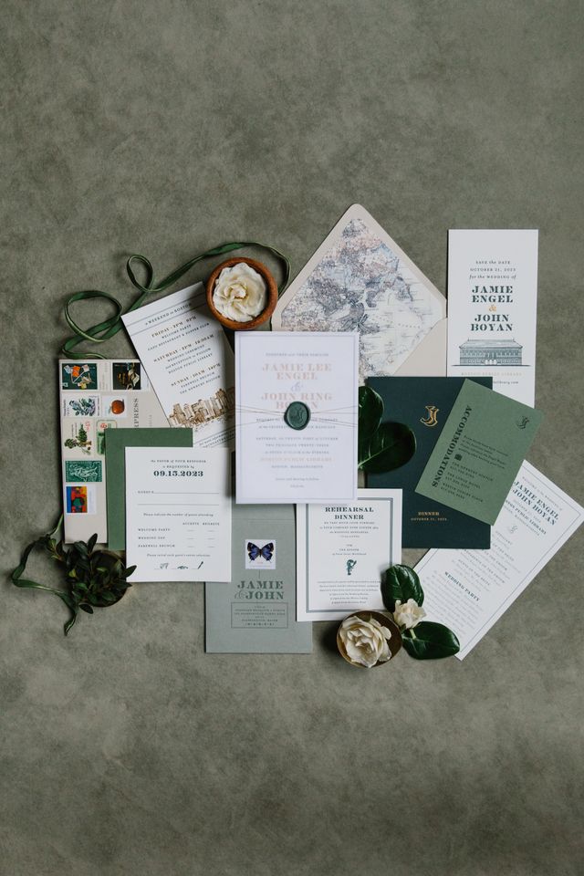 Featured photo from Modern Wedding at the Boston Public Library