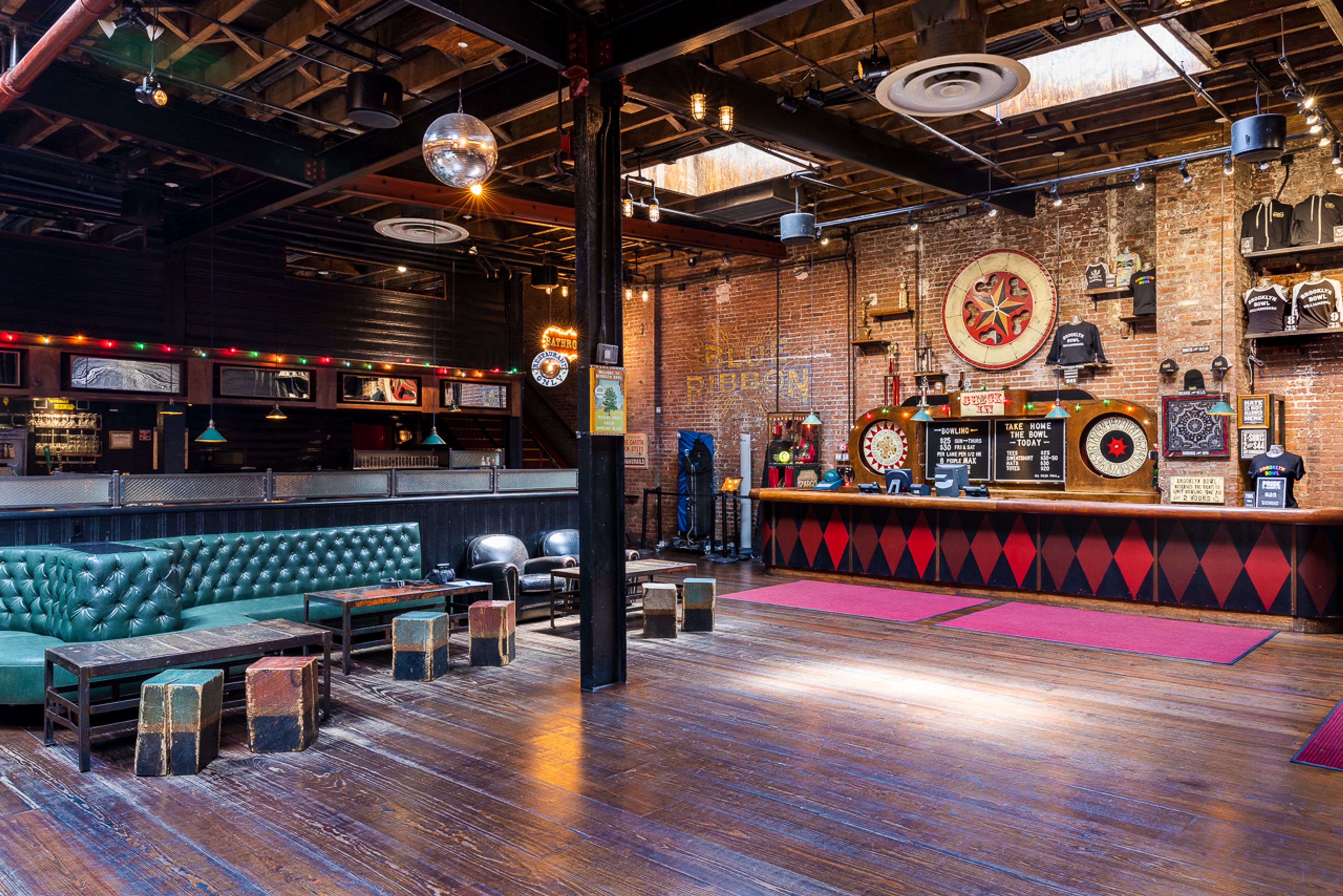 Landing Pad, an event space at Brooklyn Bowl New York