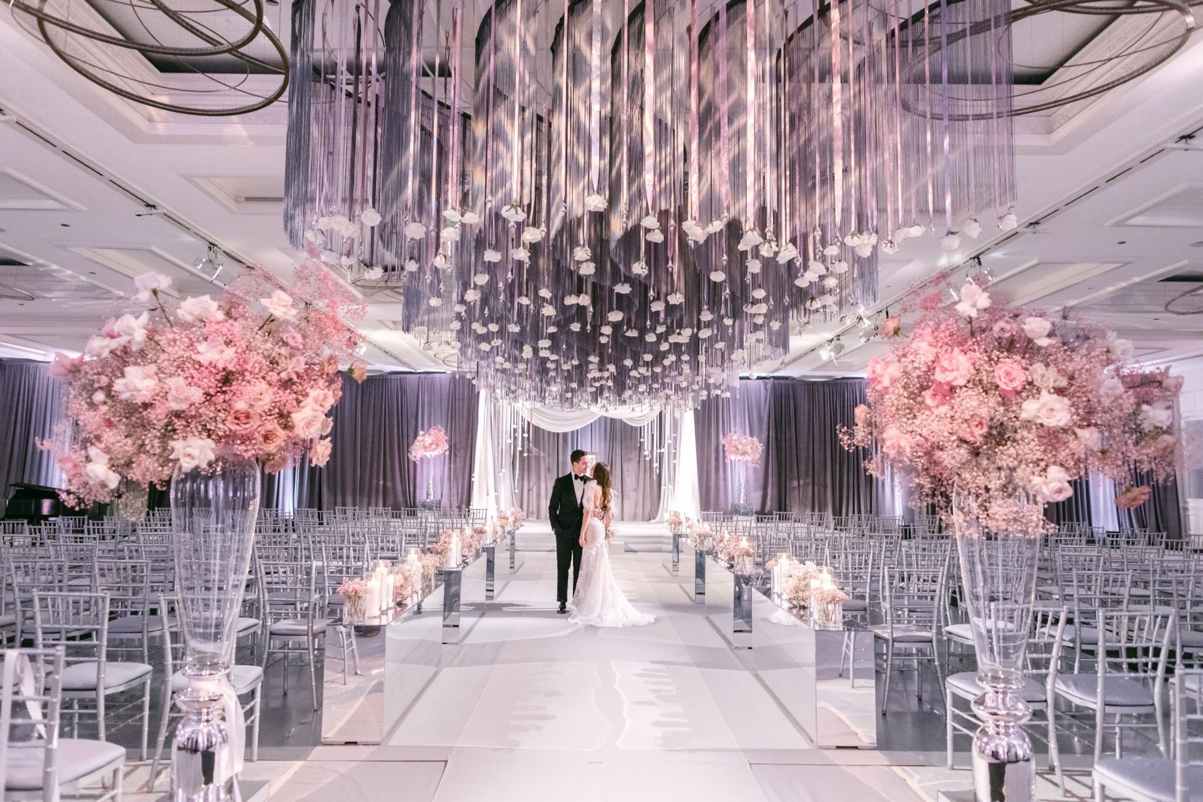 The Grand Ballroom, an event space at Four Seasons Hotel Chicago