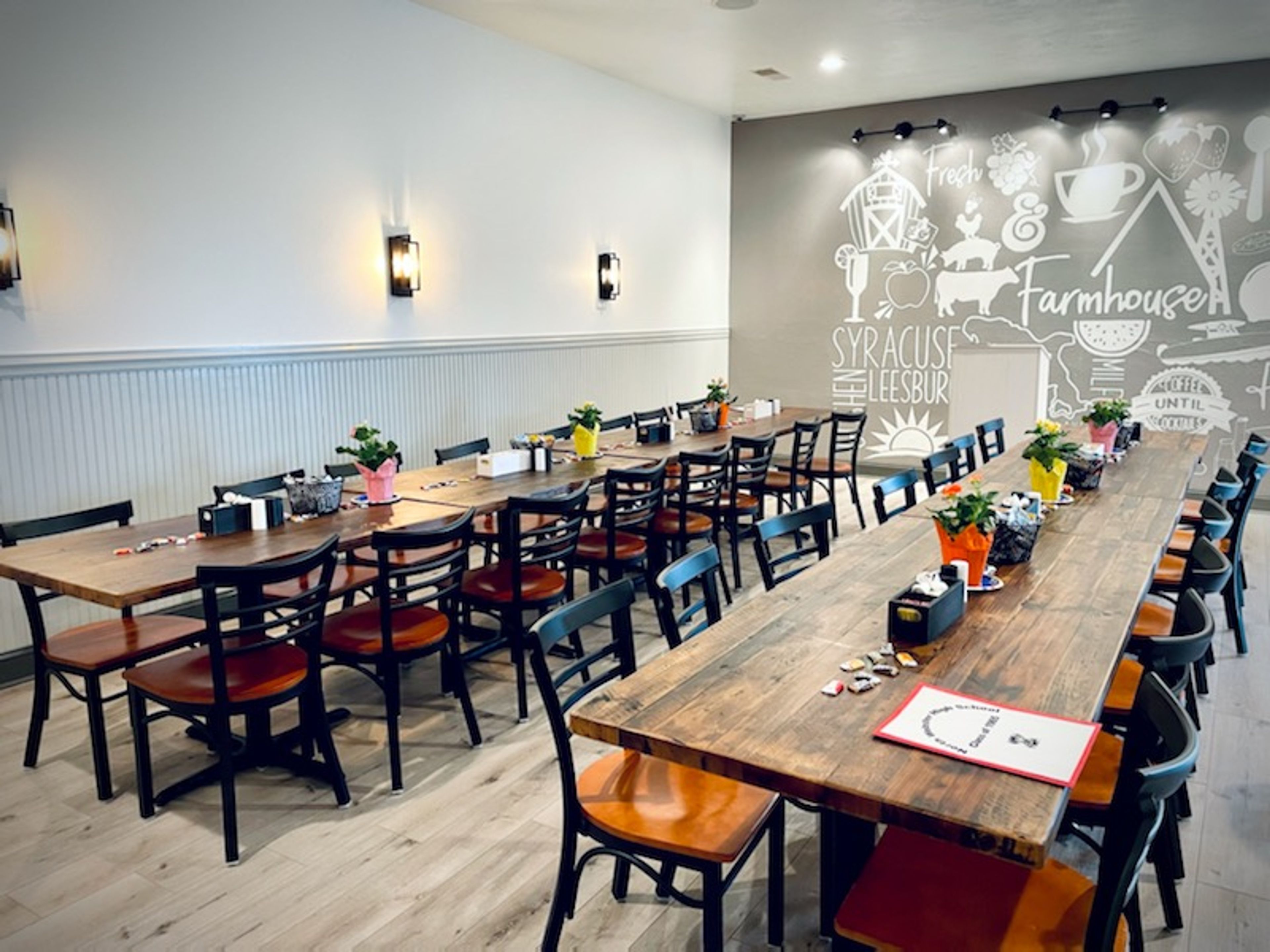 Harvest Hall Party Room, an event space at Blue Barn Berry Farm & Event Venue