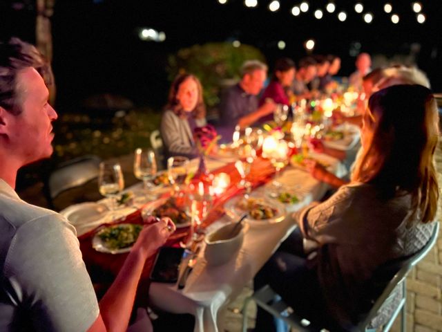 Featured photo from Drop in Wine Backyard Dinner Party