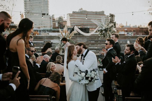 Featured photo from Moody Brooklyn Wedding Fall Tablescape