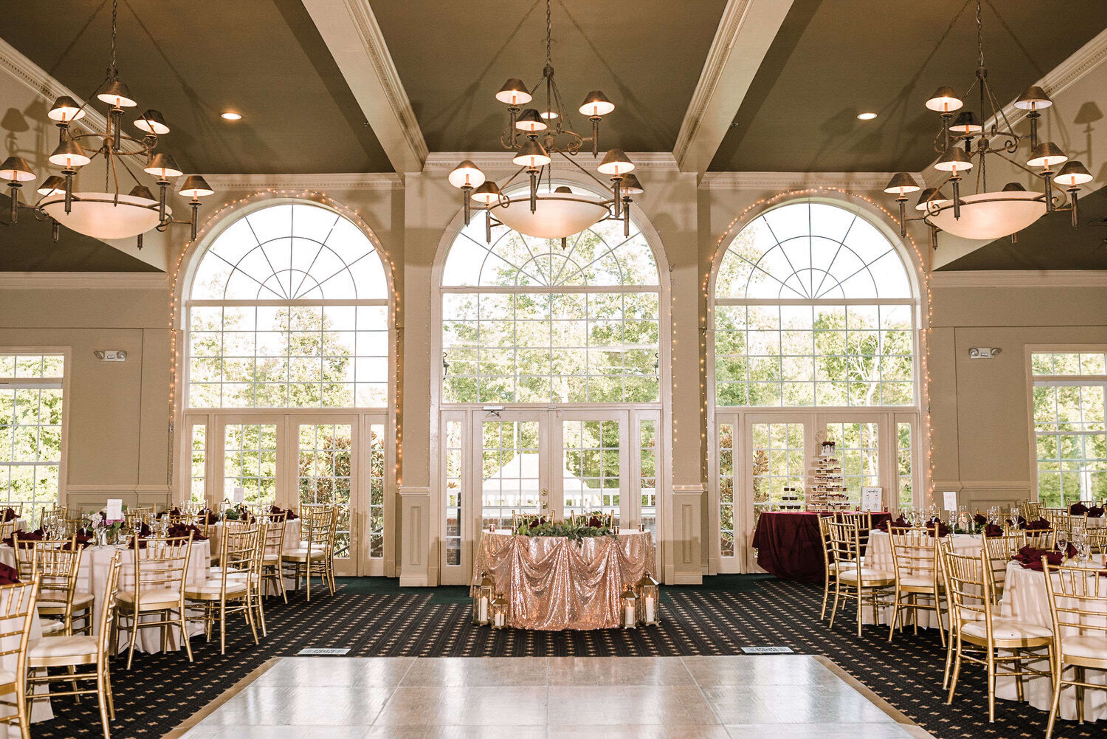 Banquet Room, an event space at Westfields Golf Club