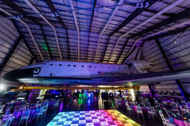 Featured photo from Experience the Magic of this Cosmic Wedding at The California Science Center