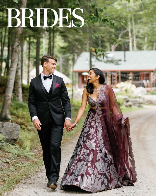 Featured photo from BRIDES Exclusive: Food Writer Priya Krishna & Architect Seth Byrum's New Hampshire Wedding Weekend