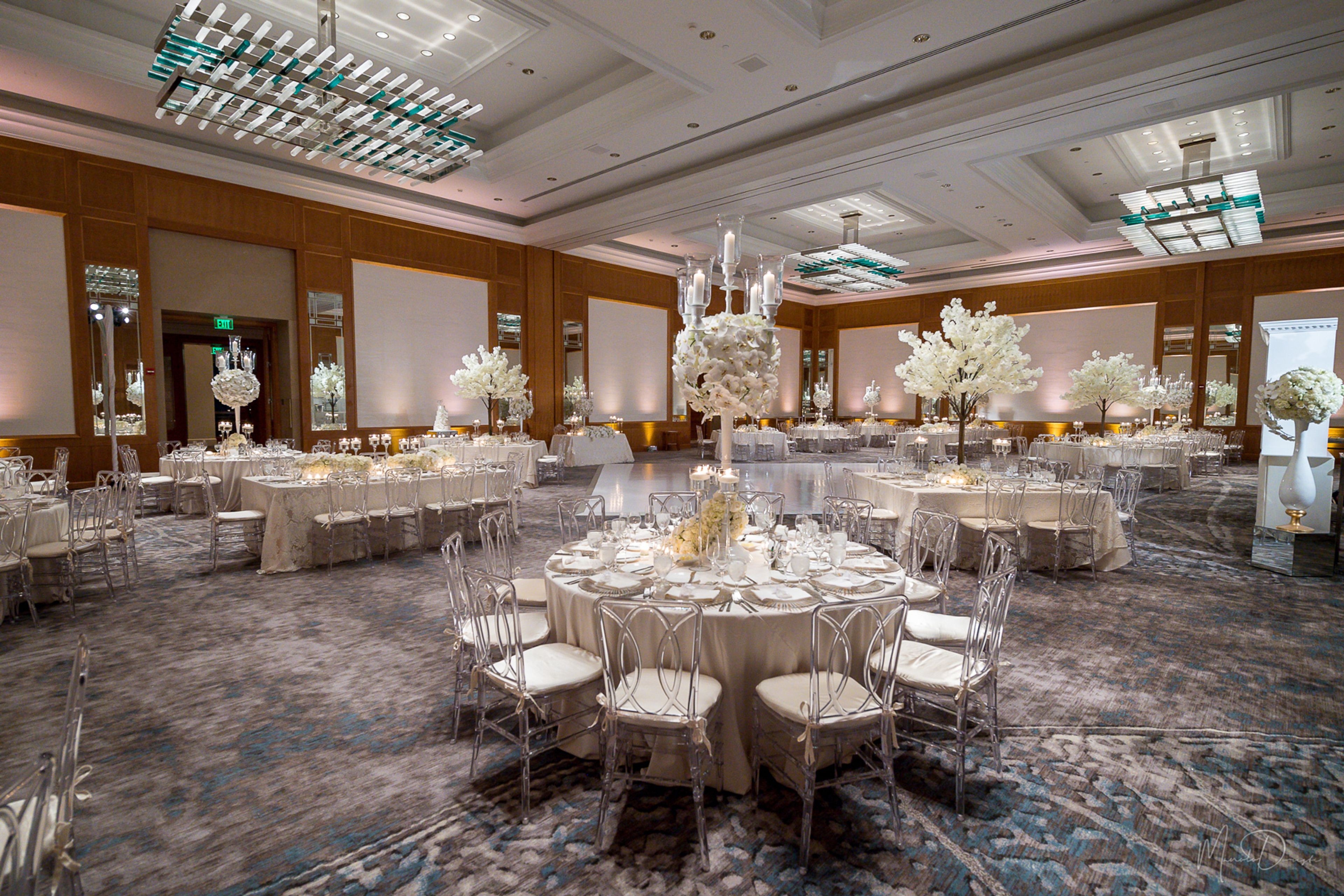 The Grand Ballroom, an event space at Four Seasons Hotel Miami