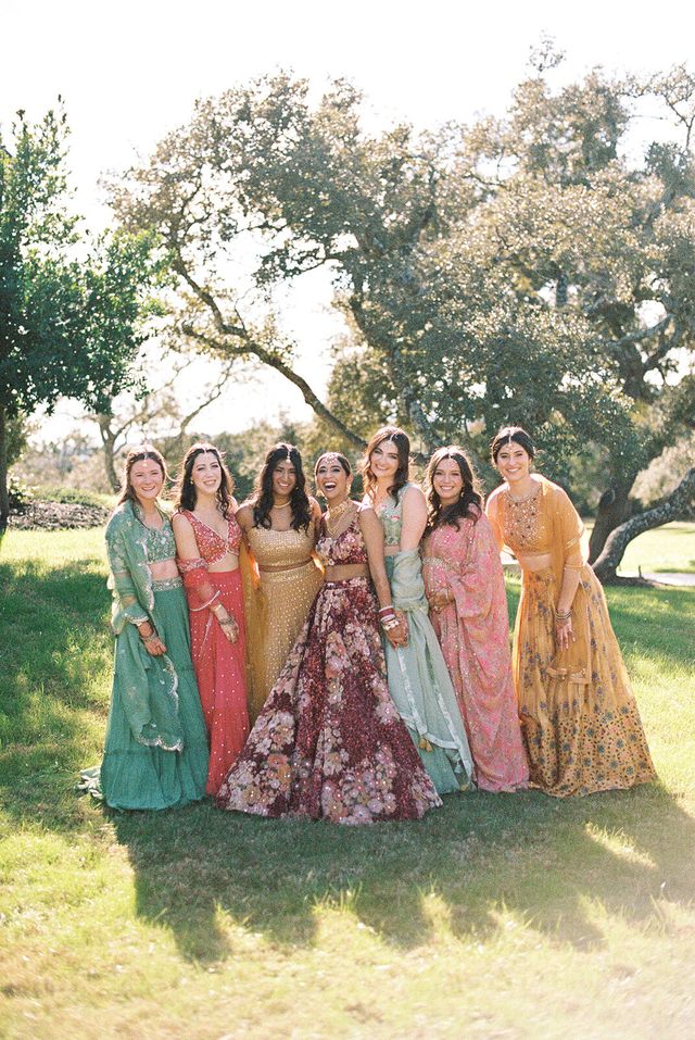 Featured photo from 70s Texas Meets Palm Springs Inspired Hindu Fusion Wedding