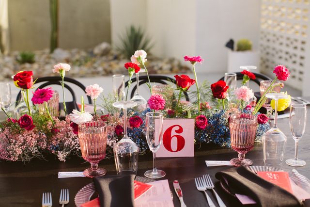 Featured photo from Inside this Vibrant Retro Rock Wedding in Desert Springs, CA