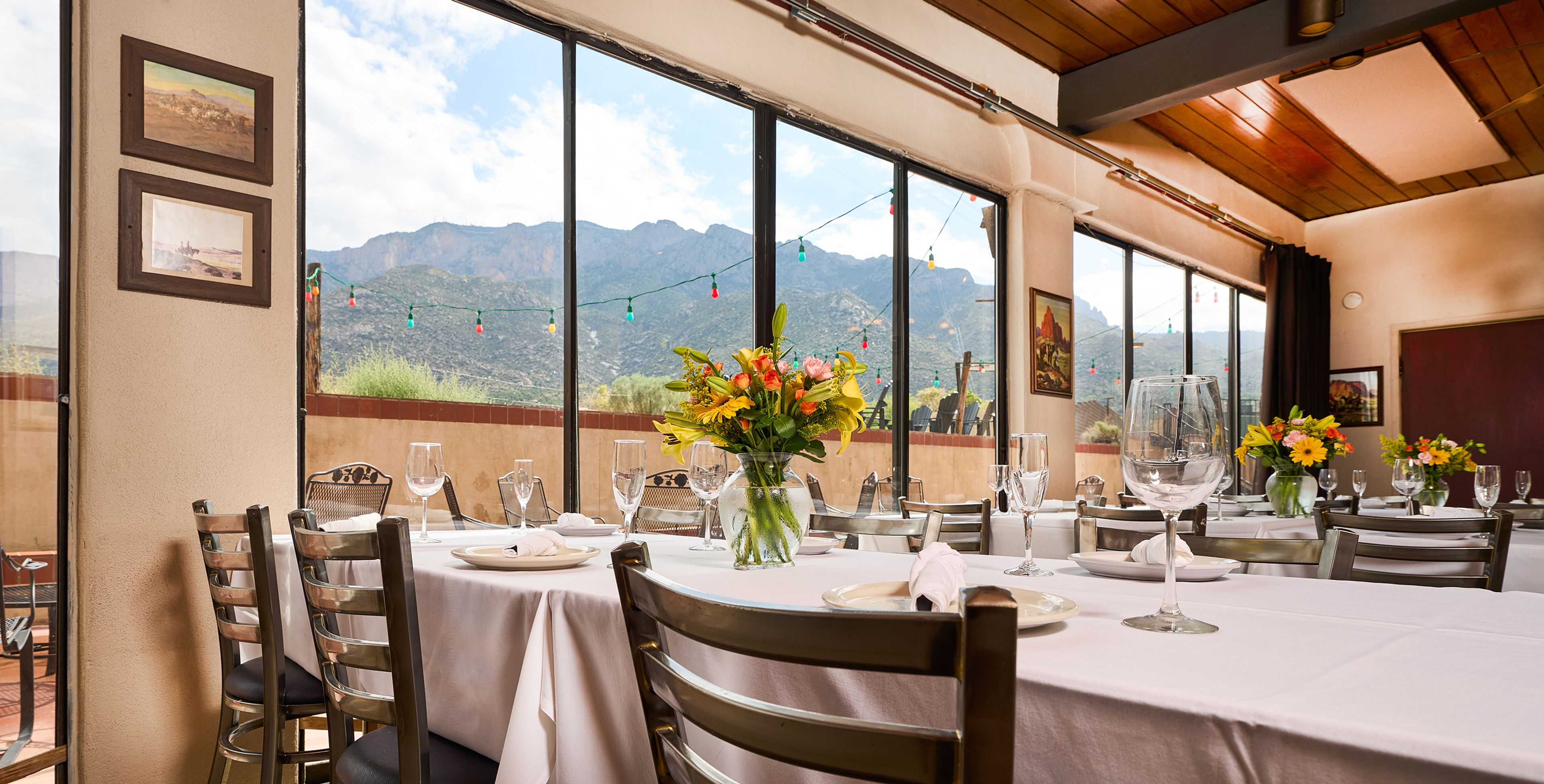Sandia Mountain Party Room, an event space at County Line Barbeque of Albuquerque