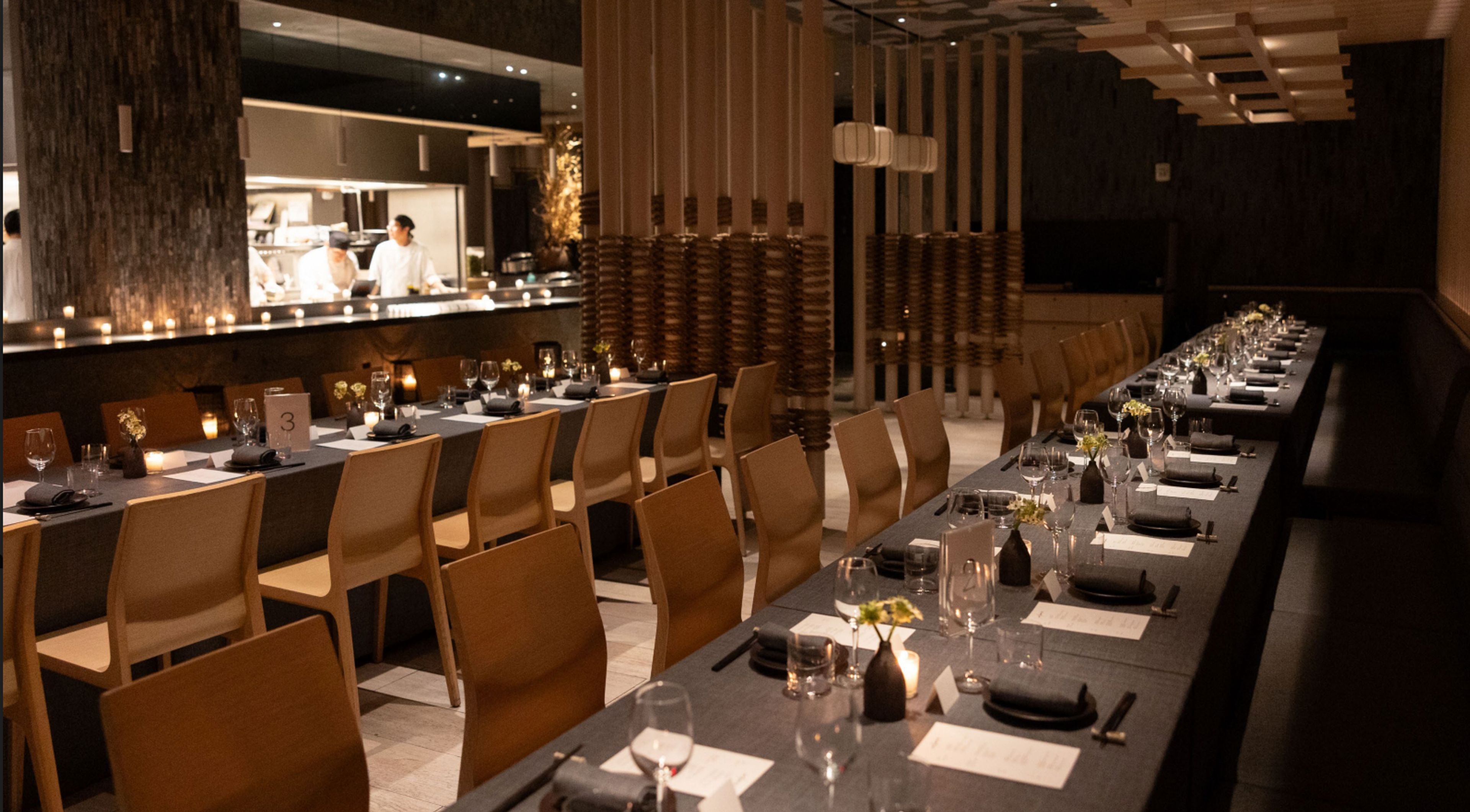 Nama Main Dining Room, an event space at Aman New York