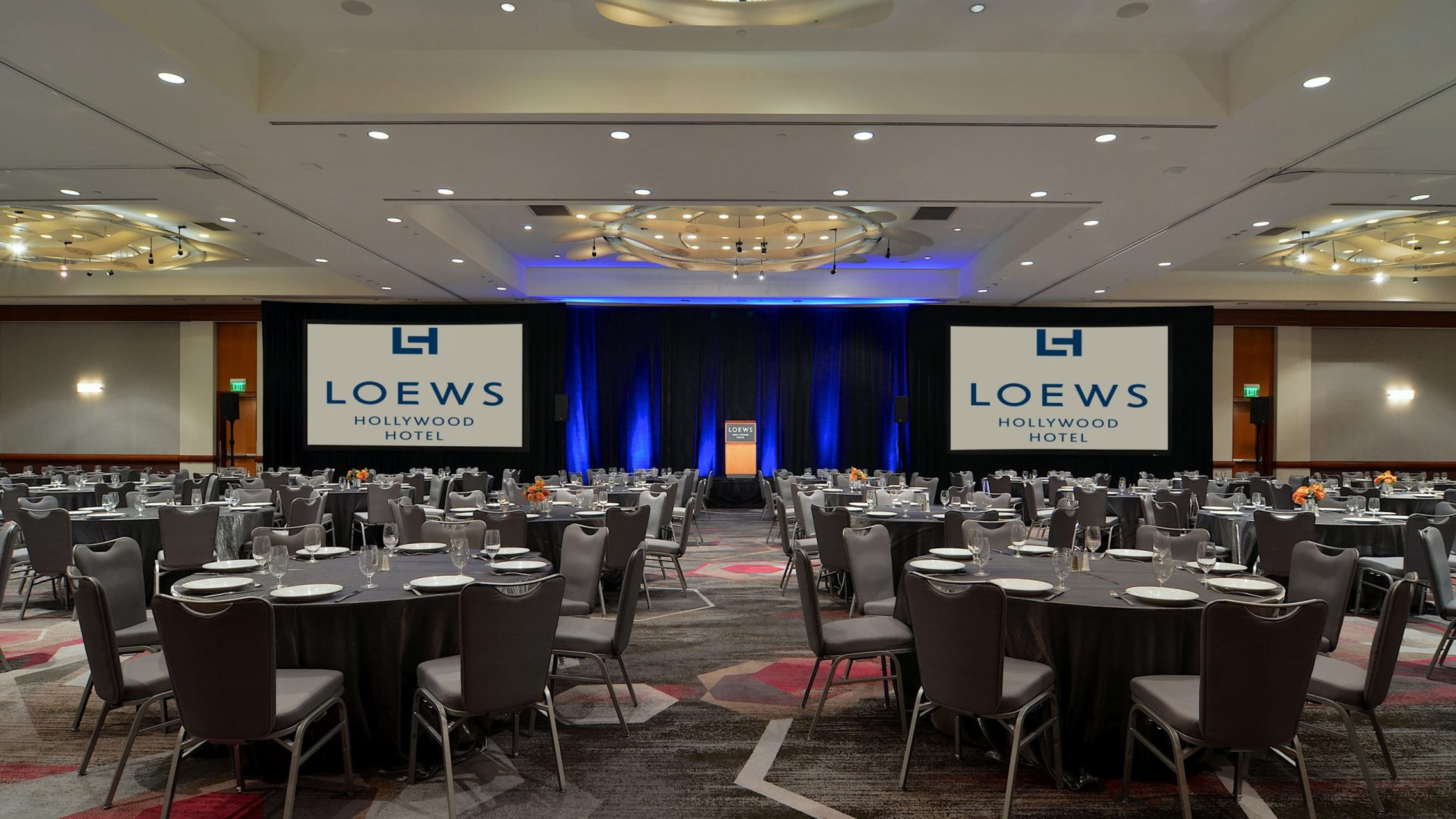 Hollywood Ballroom, an event space at Loews Hollywood Hotel
