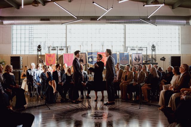 Featured photo from Parisian Schoolhouse Wedding