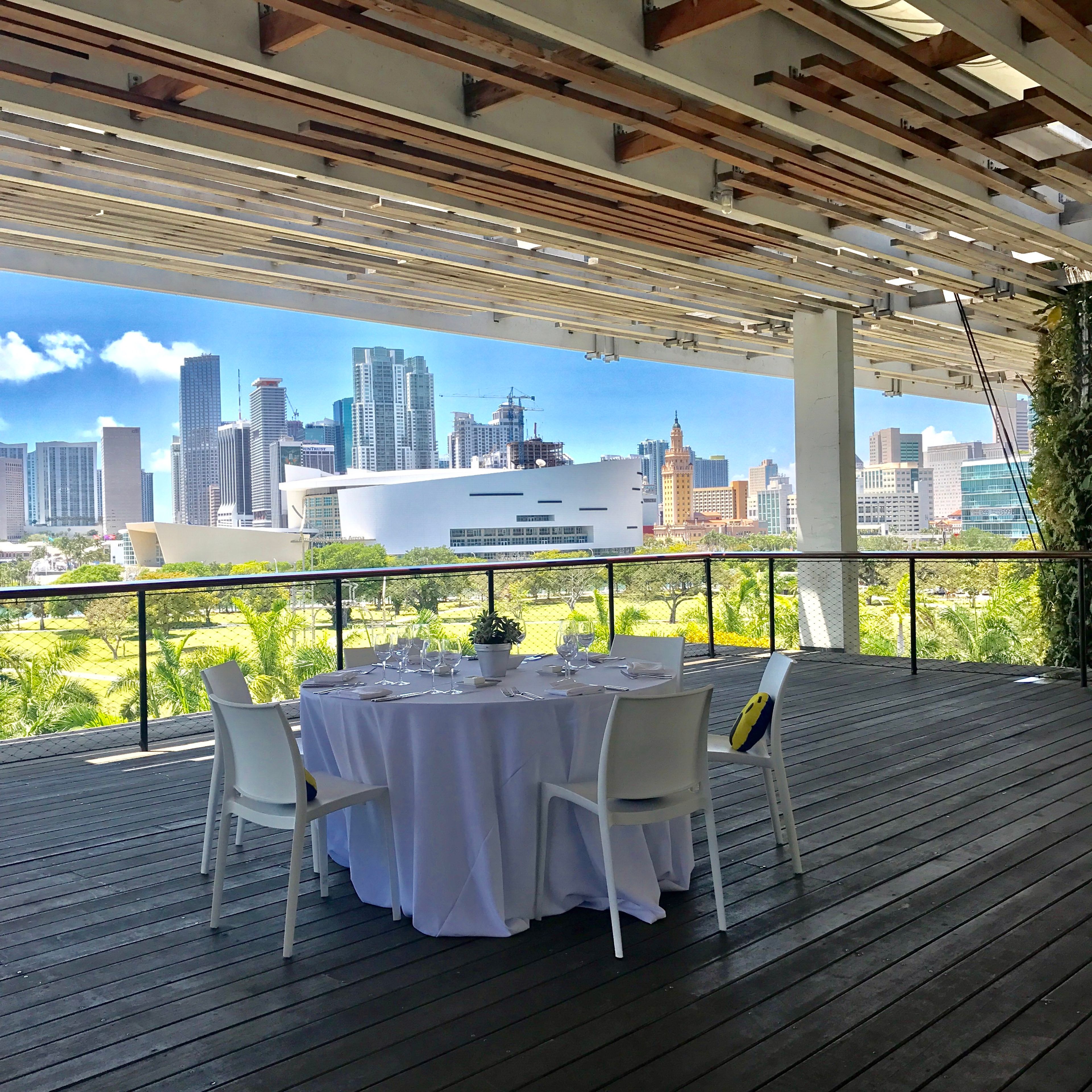 Joy Terrace, an event space at Pérez Art Museum Miami