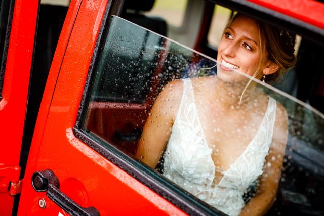 Featured photo from Rainy Camp Hale Wedding