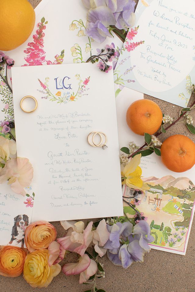 Featured photo from Colorful Summer Garden Wedding in Carmel Valley, CA
