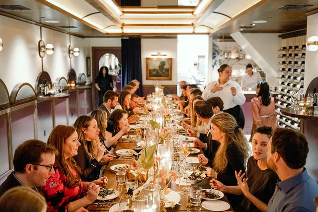Featured photo from See This Inviting Modern Rehearsal Dinner at L’Artusi Supper Club