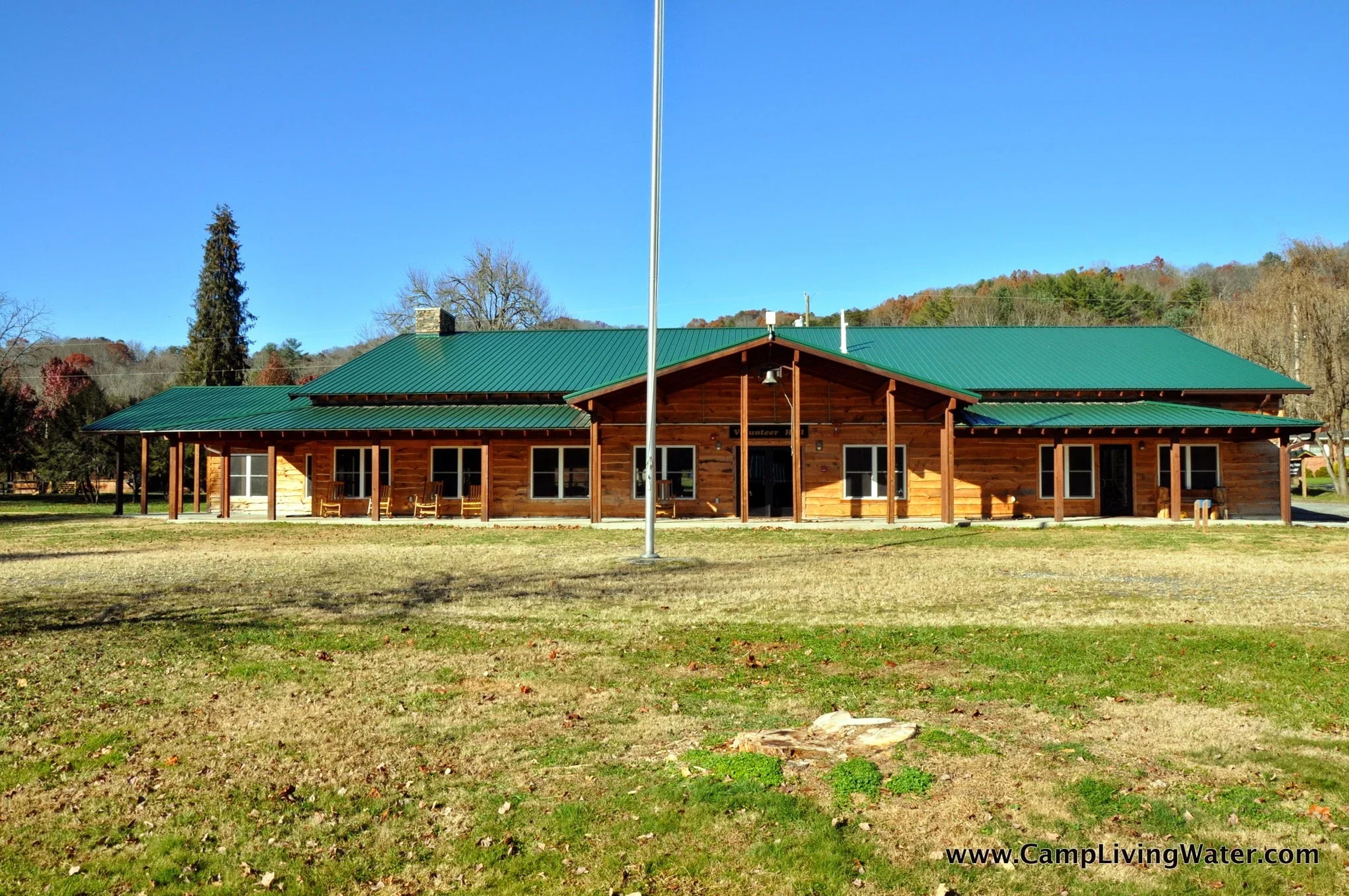 Volunteer Hall, an event space at Camp Living Water