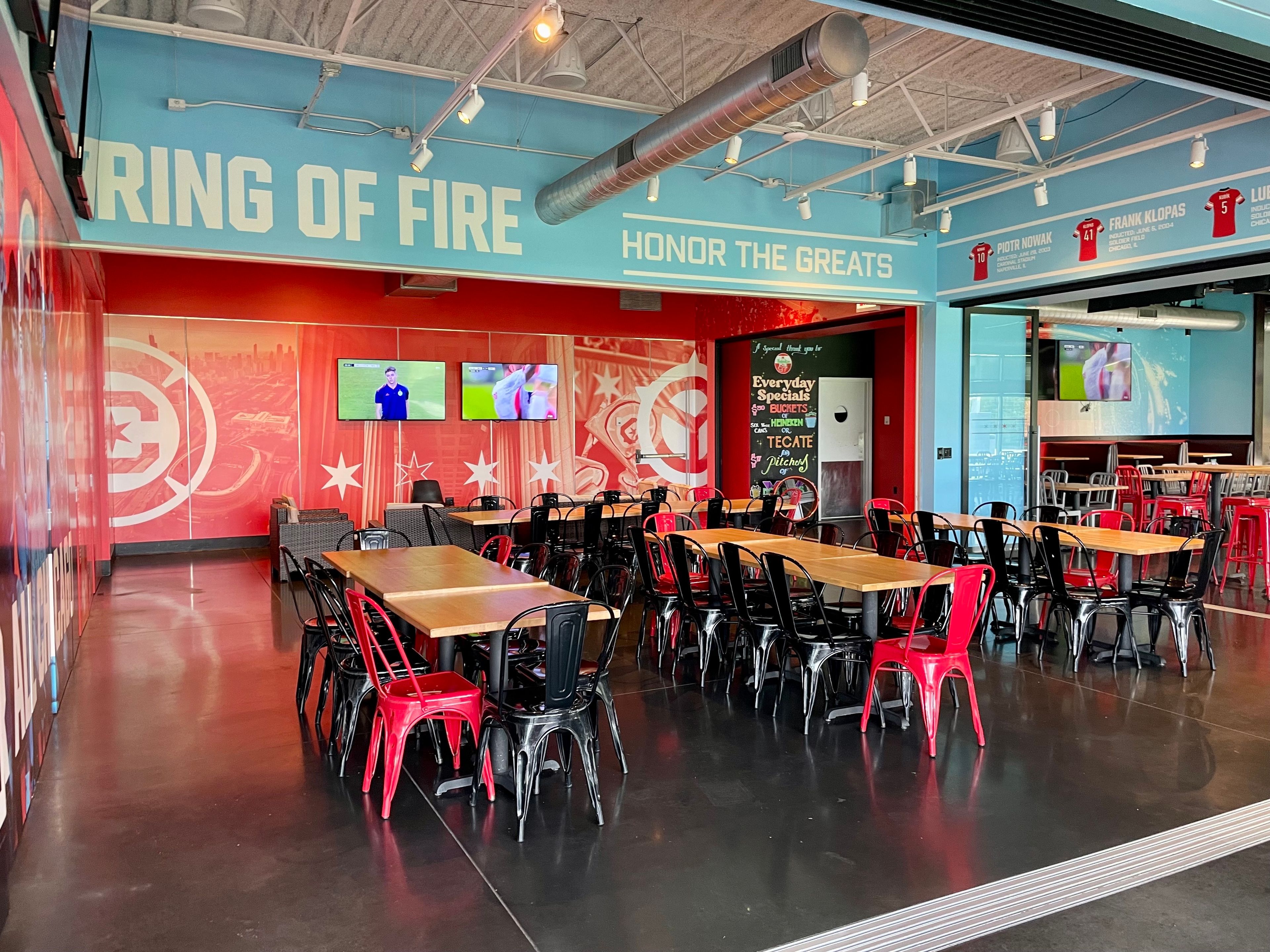 Private Events Room, an event space at Fire Pitch