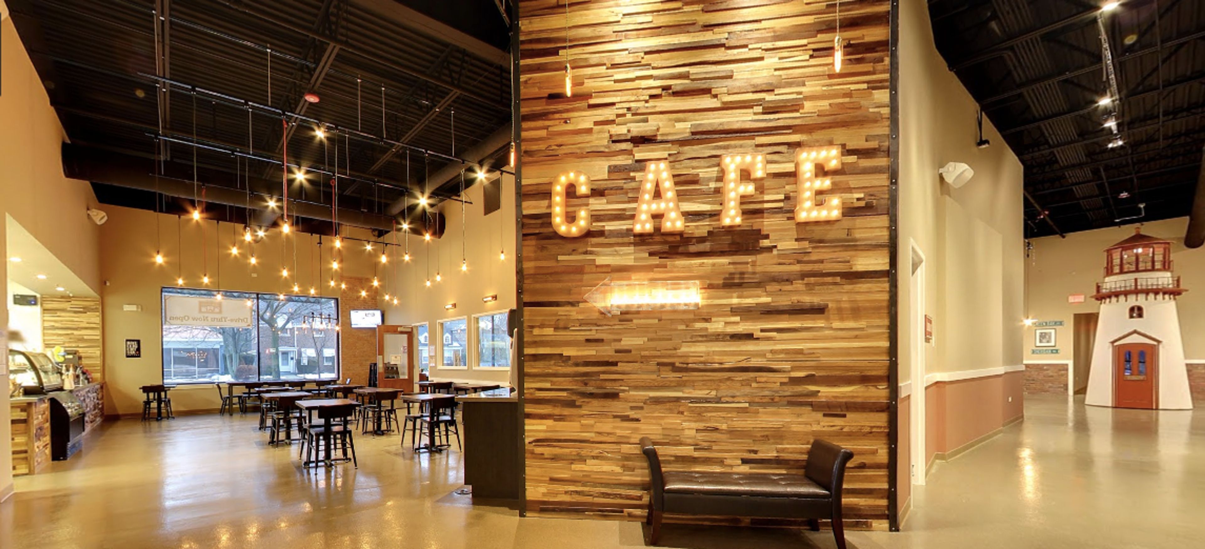 The Cafe, an event space at Little Beans Cafe, Evanston