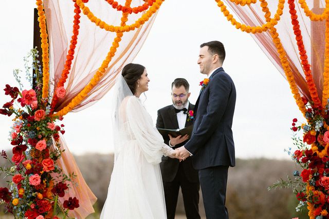 Featured photo from Bright and Bold Floral Beauty Defined This Lazy S Hacienda Wedding