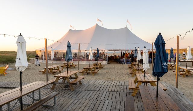 Featured photo from Take in the Charm of this Clambake at The Sandbar at Jetties Beach Bar & Restaurant
