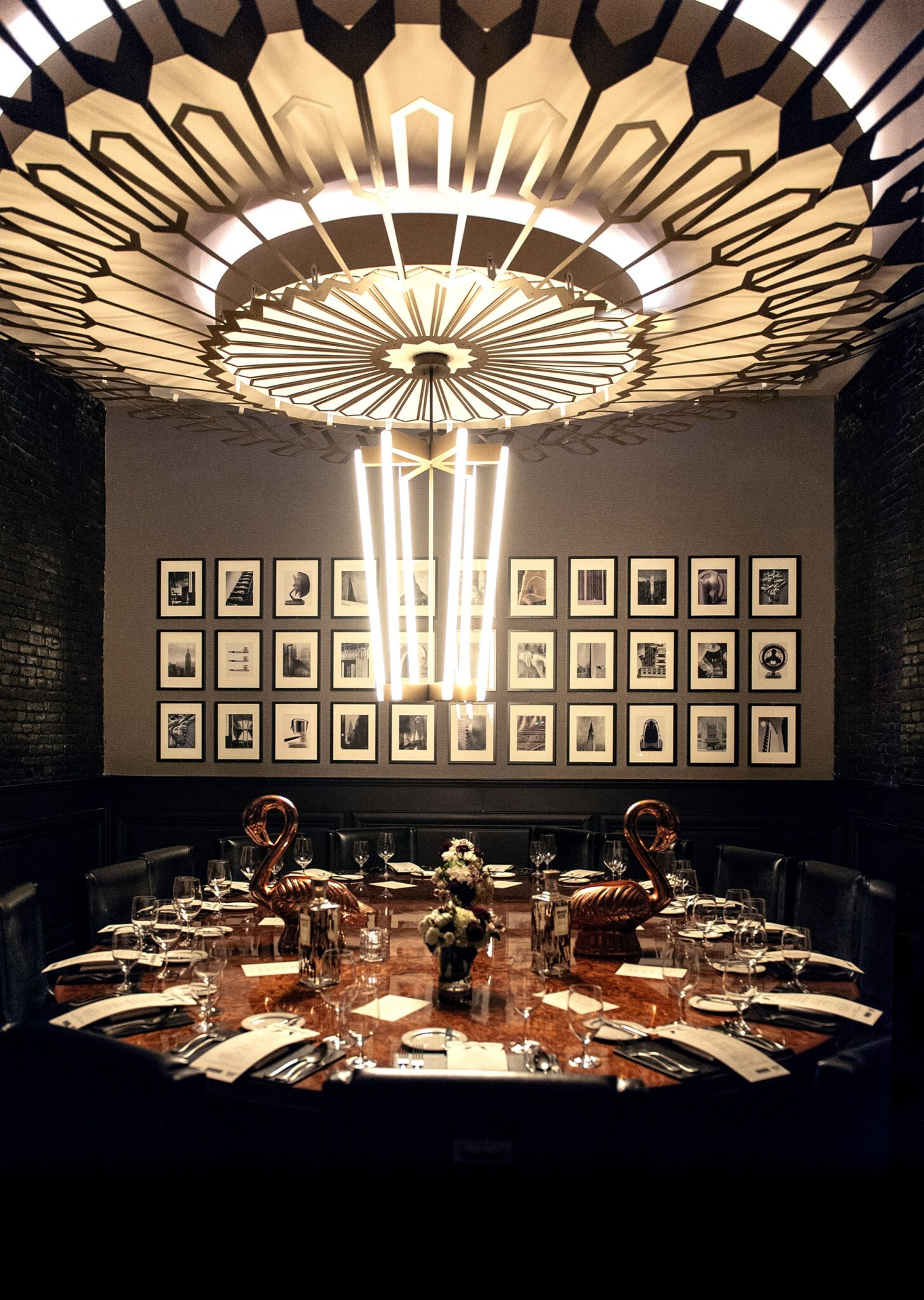 The Black Room, an event space at American Cut Tribeca