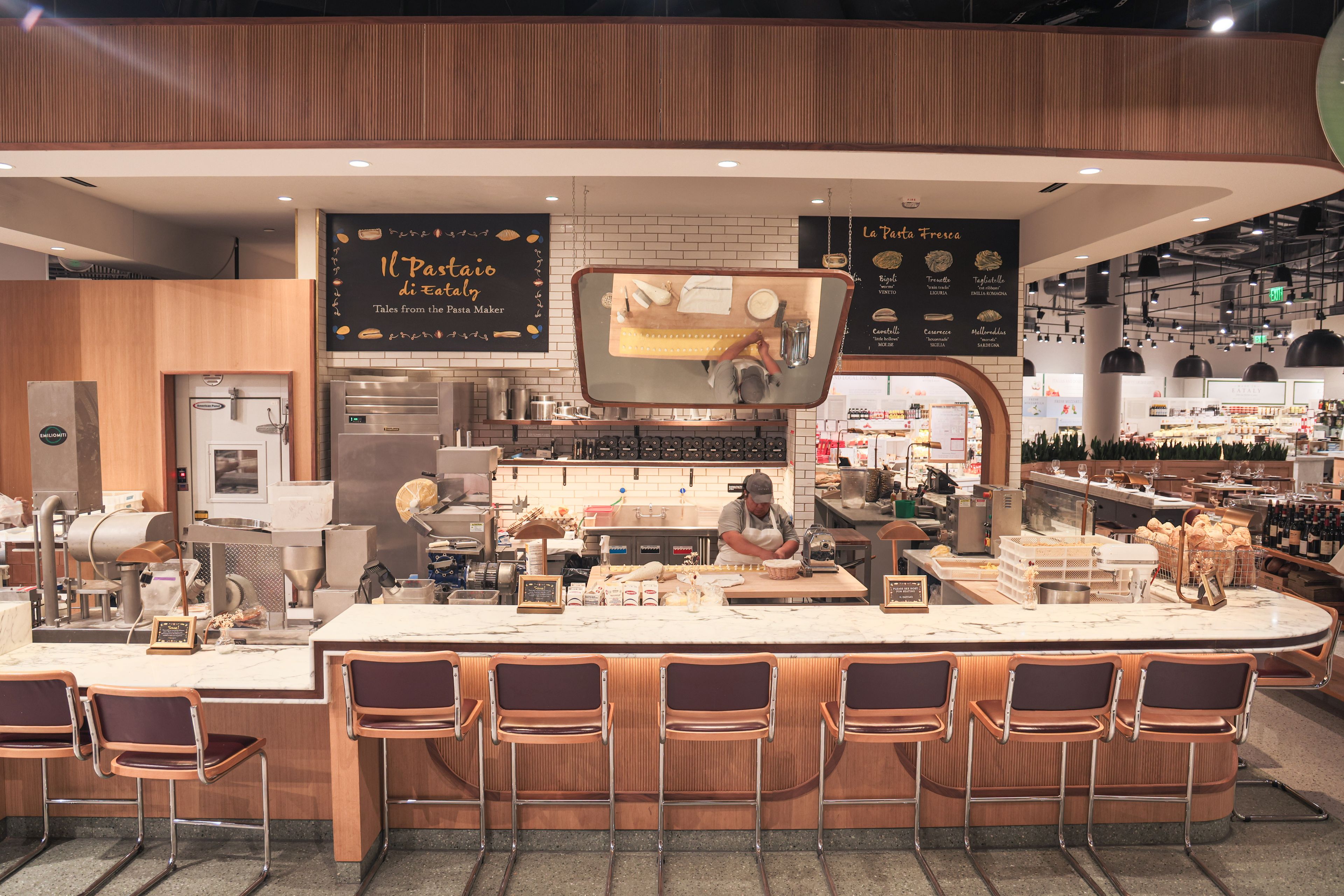 Il Pastaio, an event space at Eataly Dallas