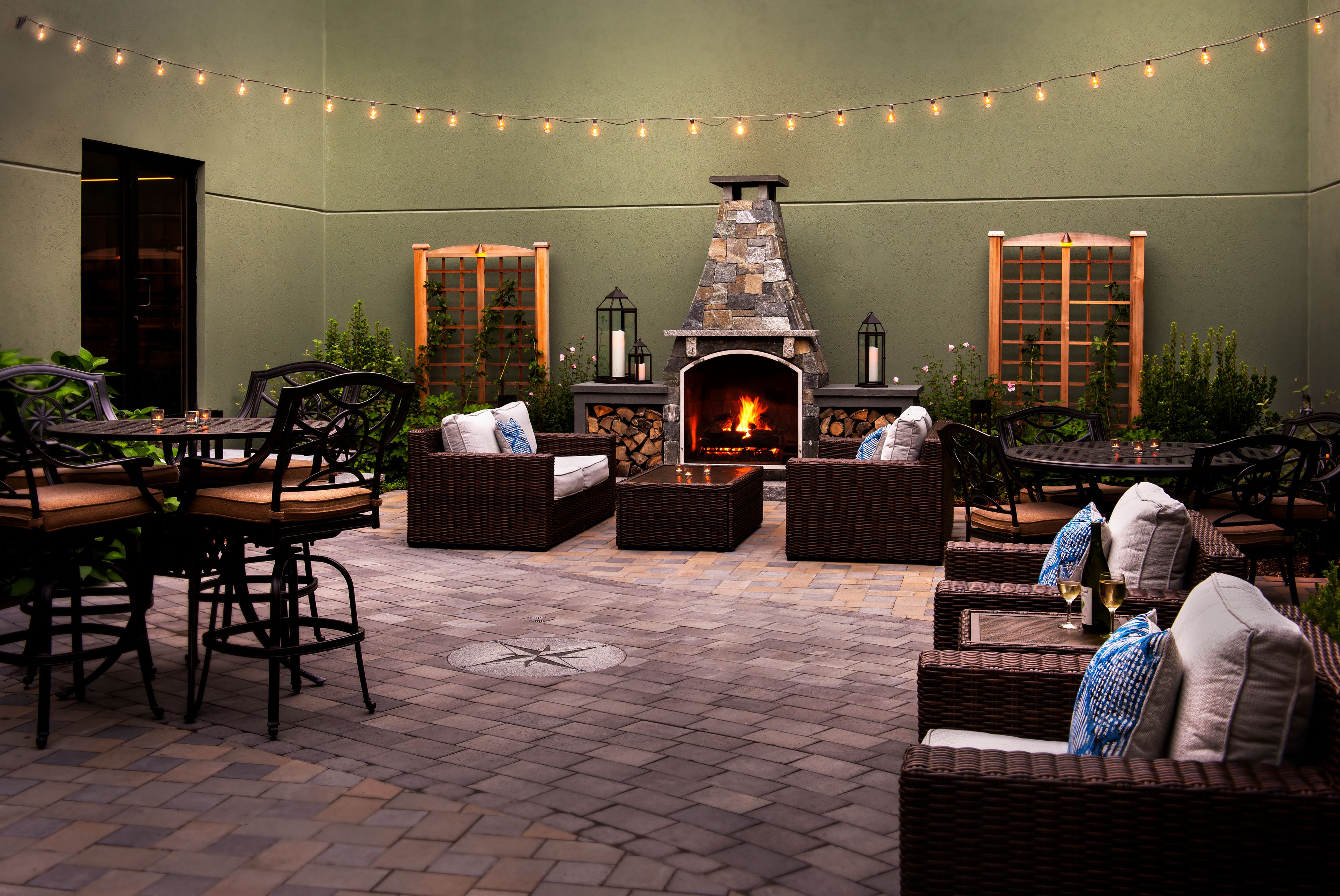 Courtyard, an event space at Boston Marriott Peabody