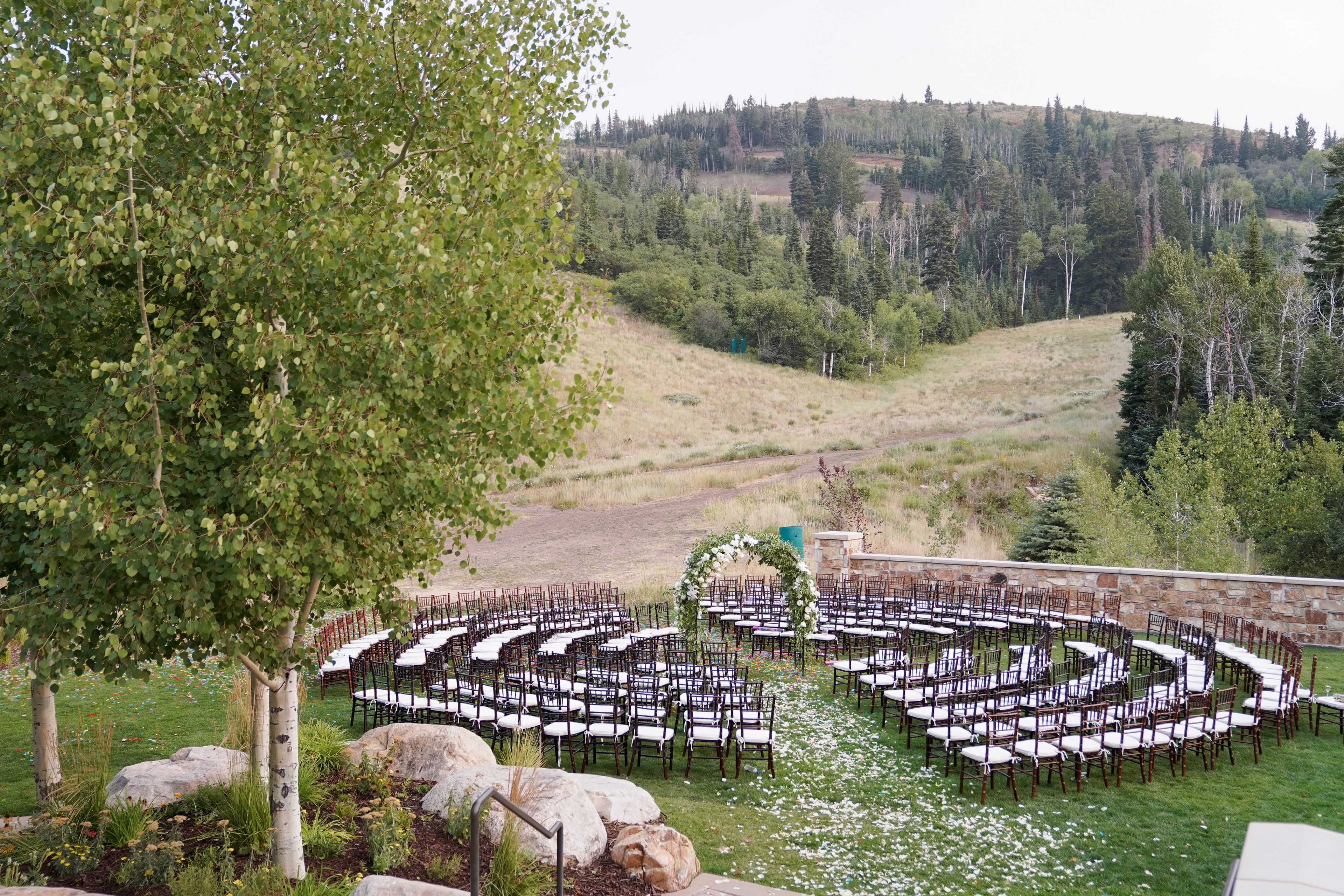 The Grand Lawn, an event space at The St. Regis Deer Valley